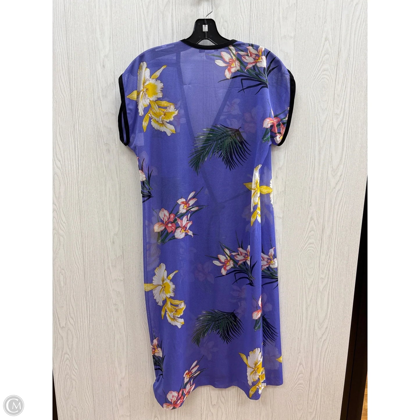 Swimwear Cover-up By Clothes Mentor In Purple, Size: Onesize