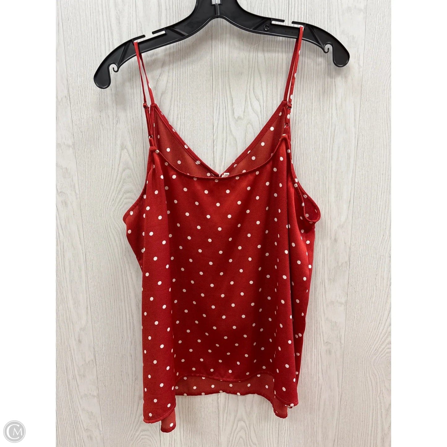 Top Sleeveless By Maurices In Red, Size: 2x