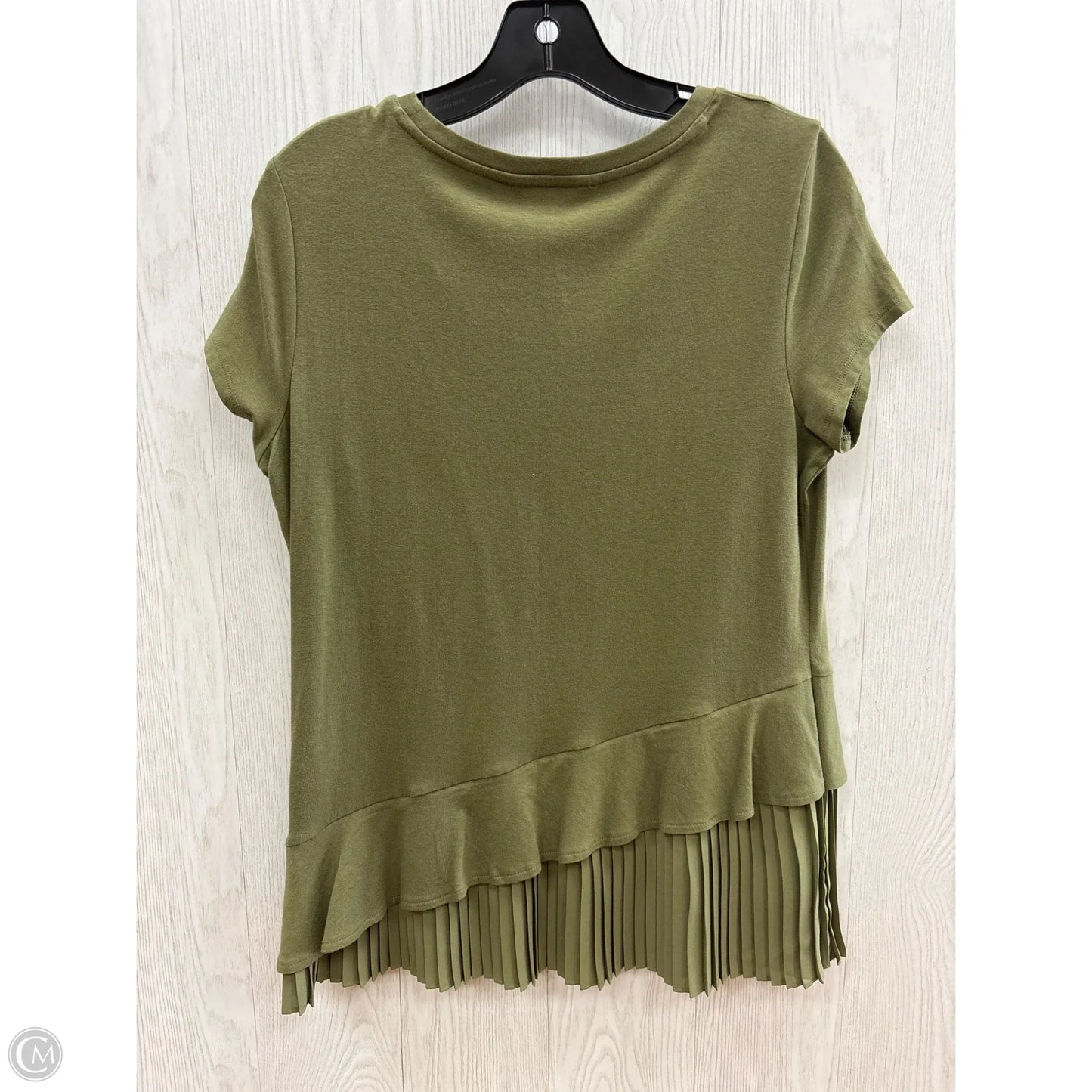 Top Short Sleeve Basic By Simply Vera In Green, Size: S