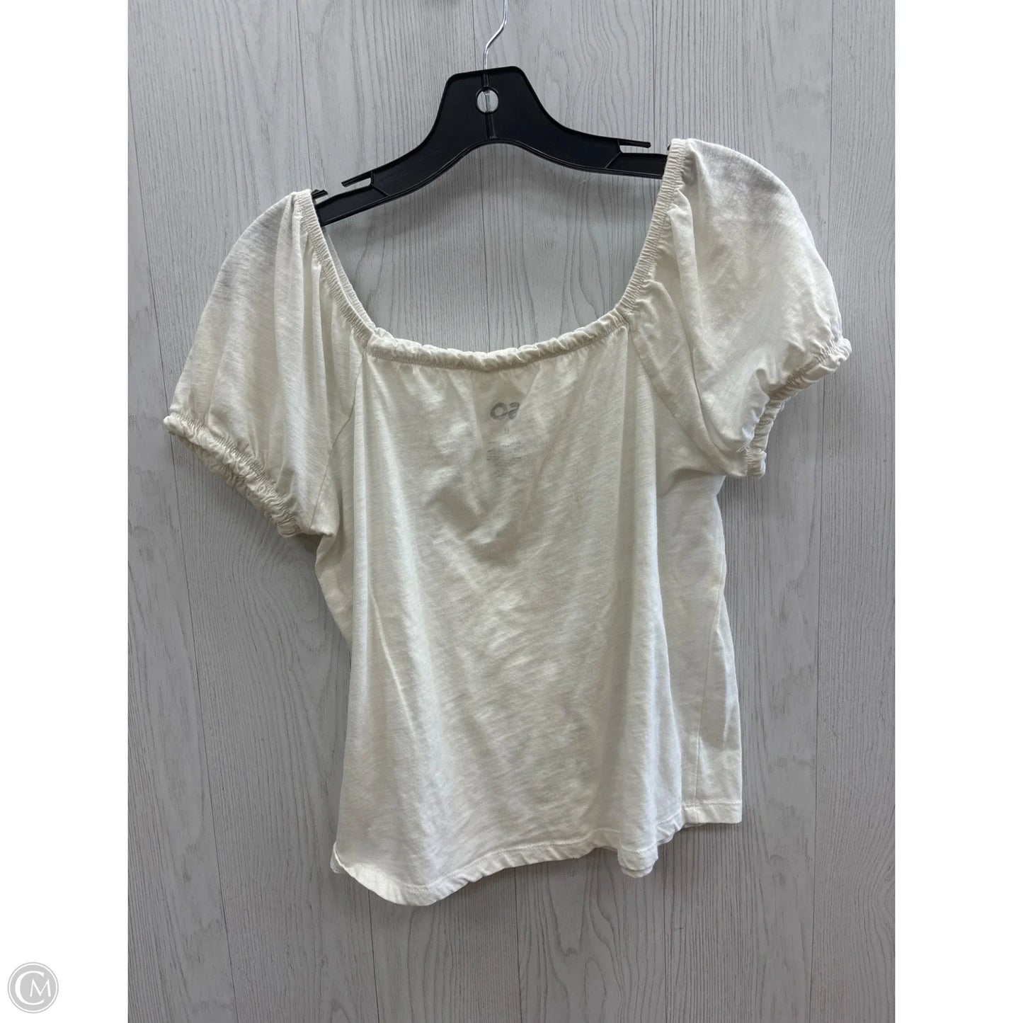Top Short Sleeve By So In Cream, Size: M