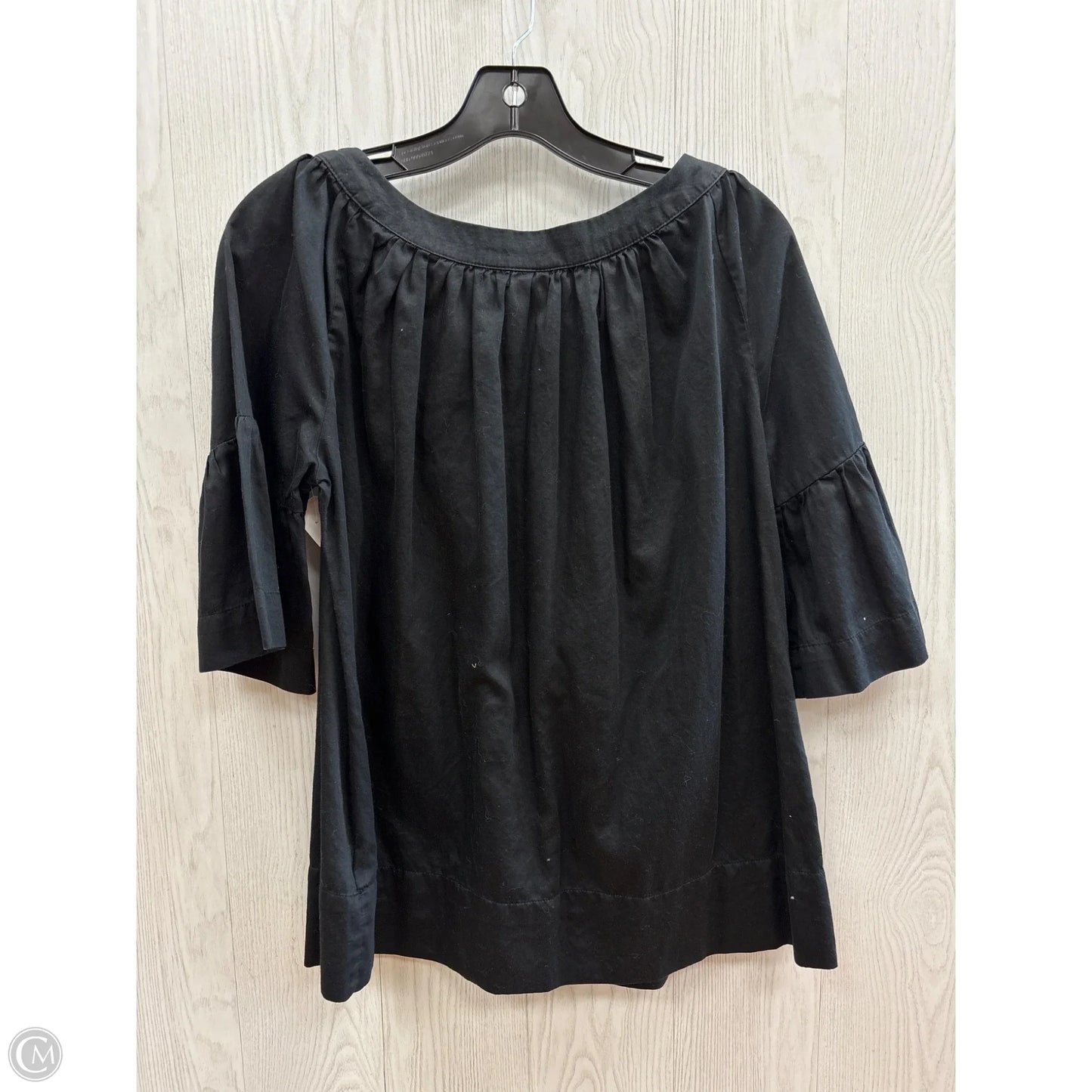 Top Short Sleeve By Ana In Black, Size: Xl