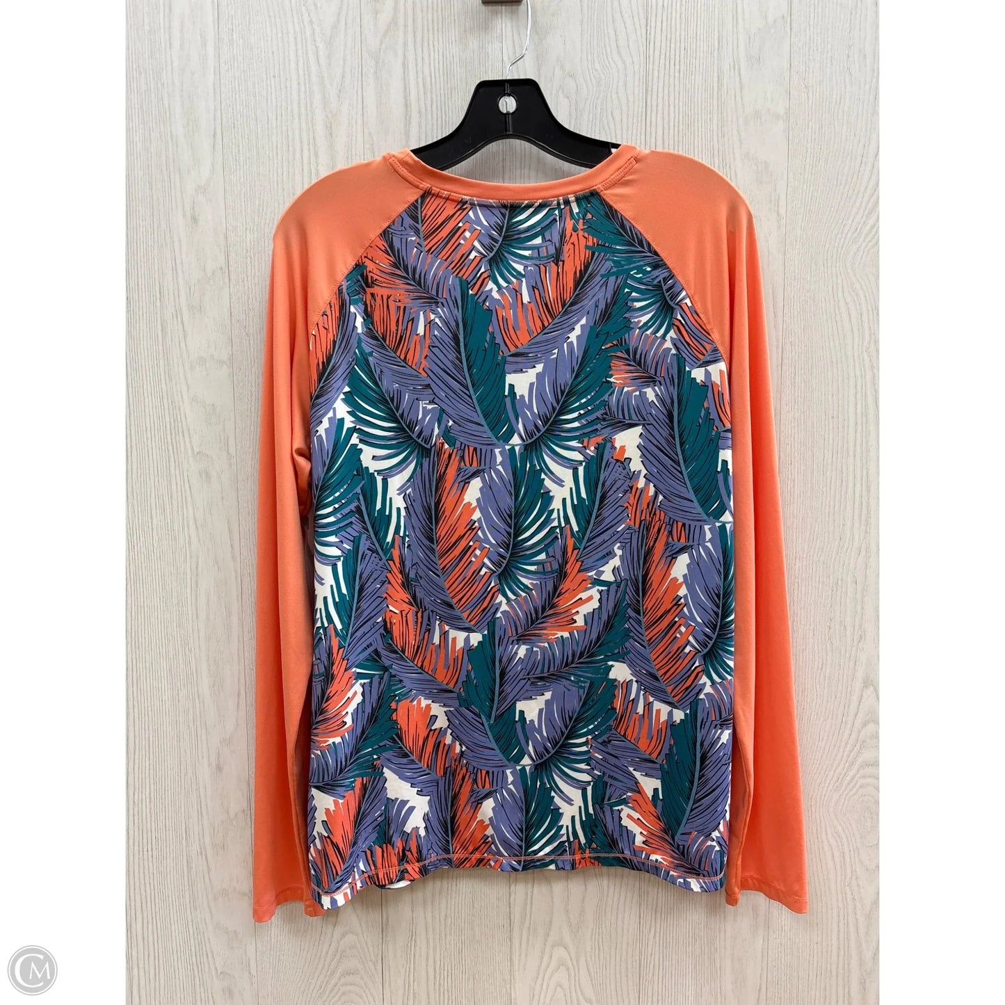 Swimsuit Top By Reel Legends In Multi-colored, Size: L