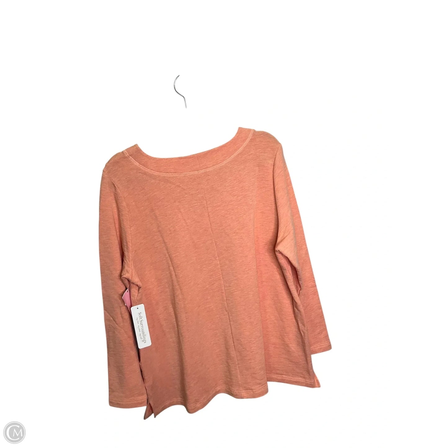 Top Long Sleeve By Soft Surroundings In Orange, Size: 1x