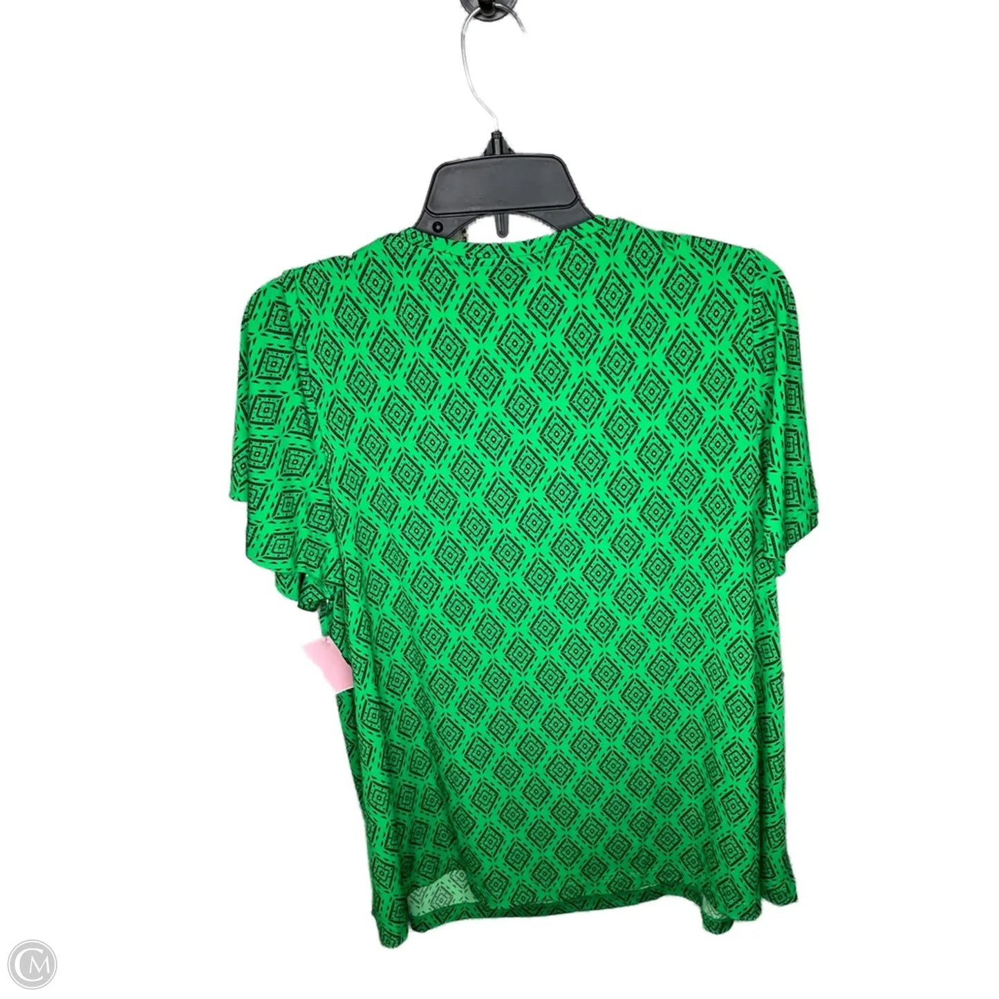 Top Short Sleeve By Lane Bryant In Green, Size: 2x