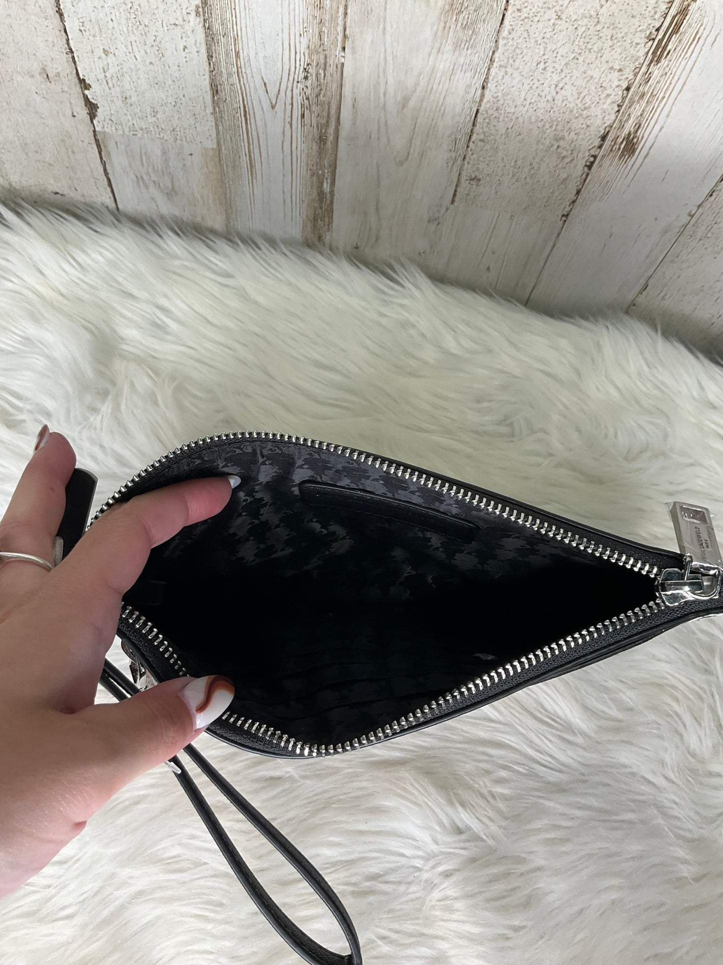 Wristlet Designer By Karl Lagerfeld Size: Medium