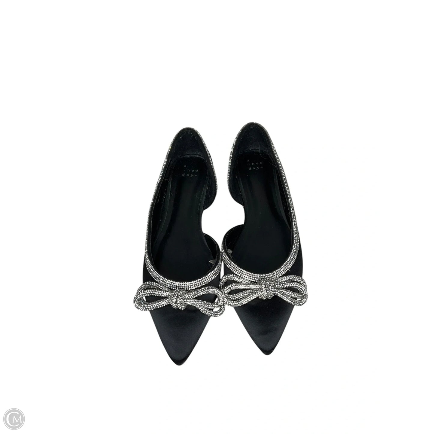 Shoes Flats By A New Day In Black & Silver, Size: 6