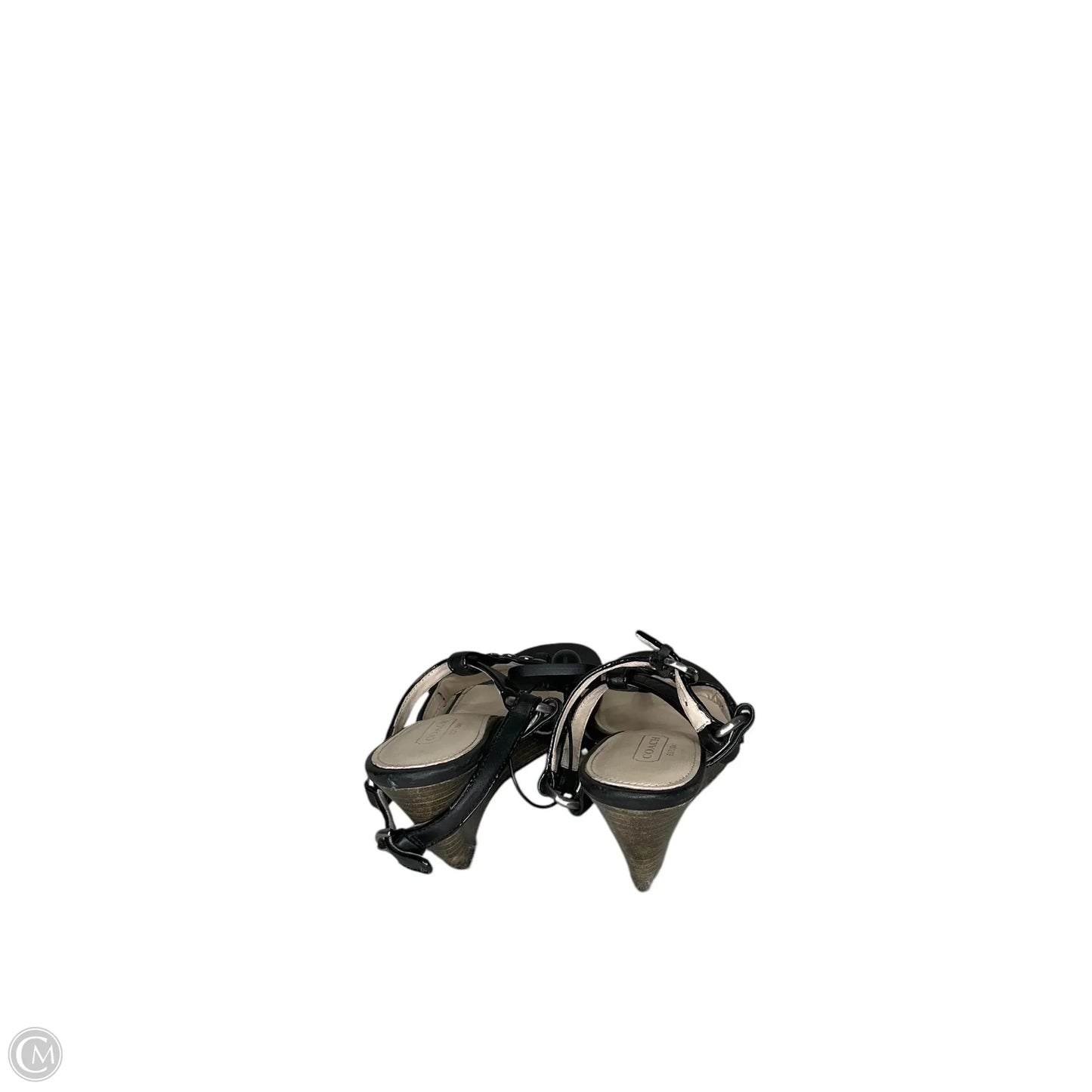 Shoes Designer By Coach In Black, Size: 7.5