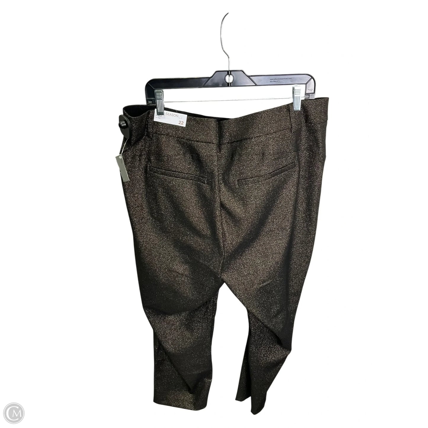 Pants Dress By Lane Bryant In Black & Gold, Size: 22