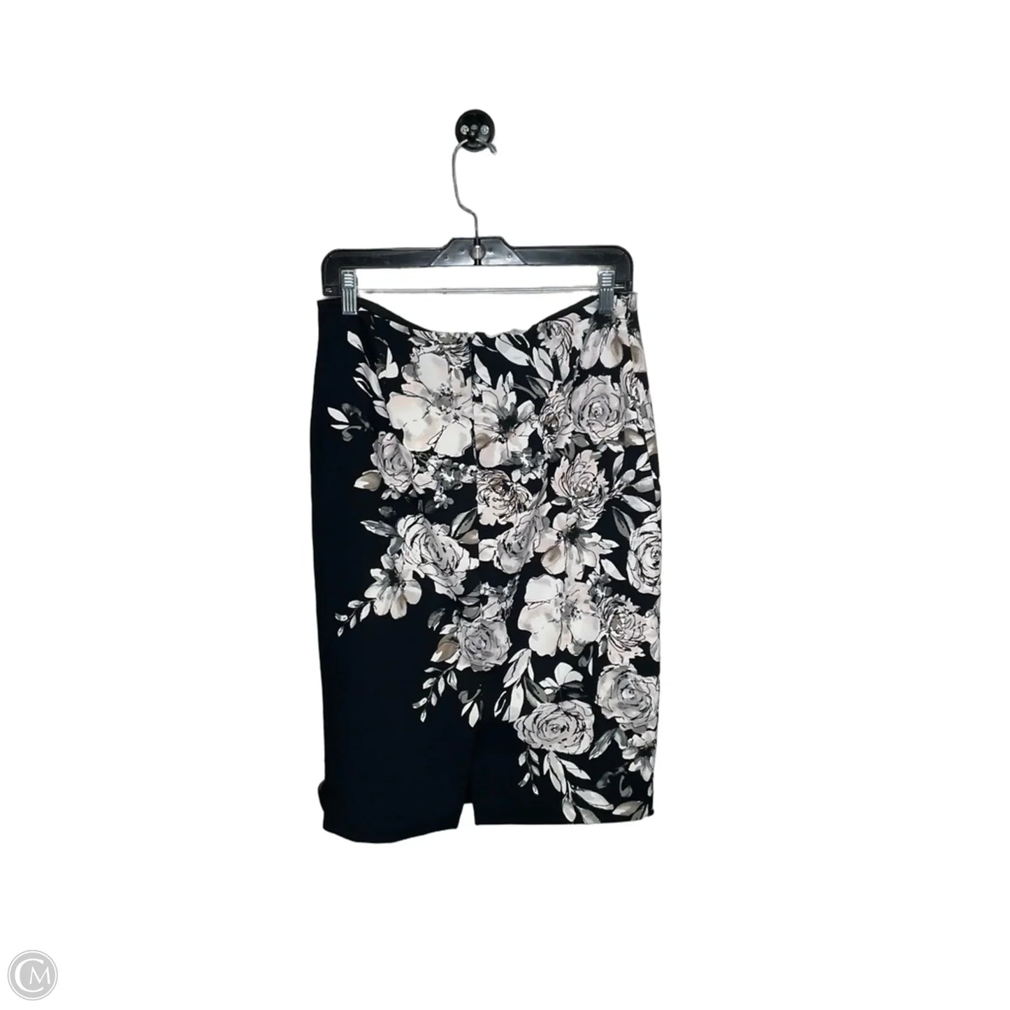Skirt Midi By White House Black Market In Floral Print, Size: 6