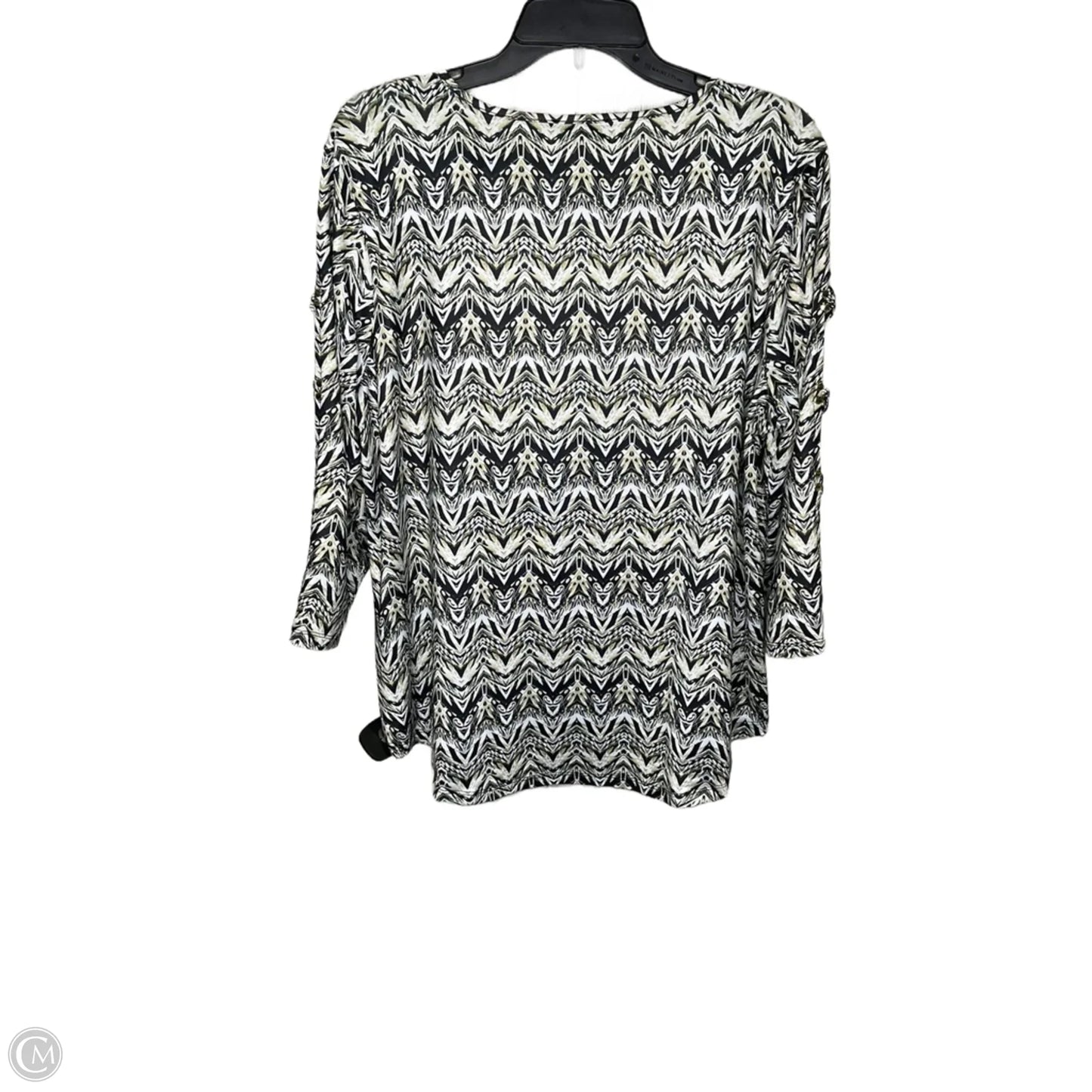 Top 3/4 Sleeve By Clothes Mentor In Multi-colored, Size: Xl