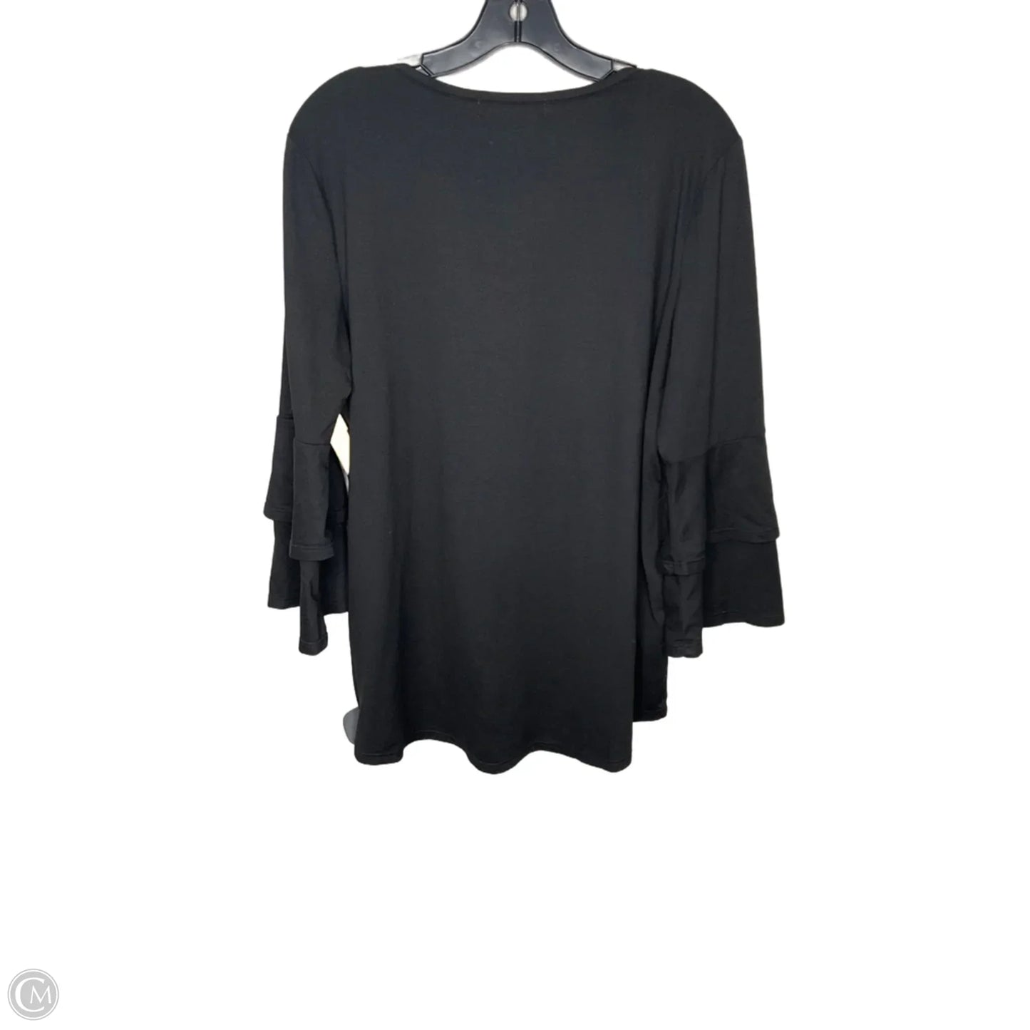 Top Long Sleeve By Absolutely Famous In Floral Print, Size: L