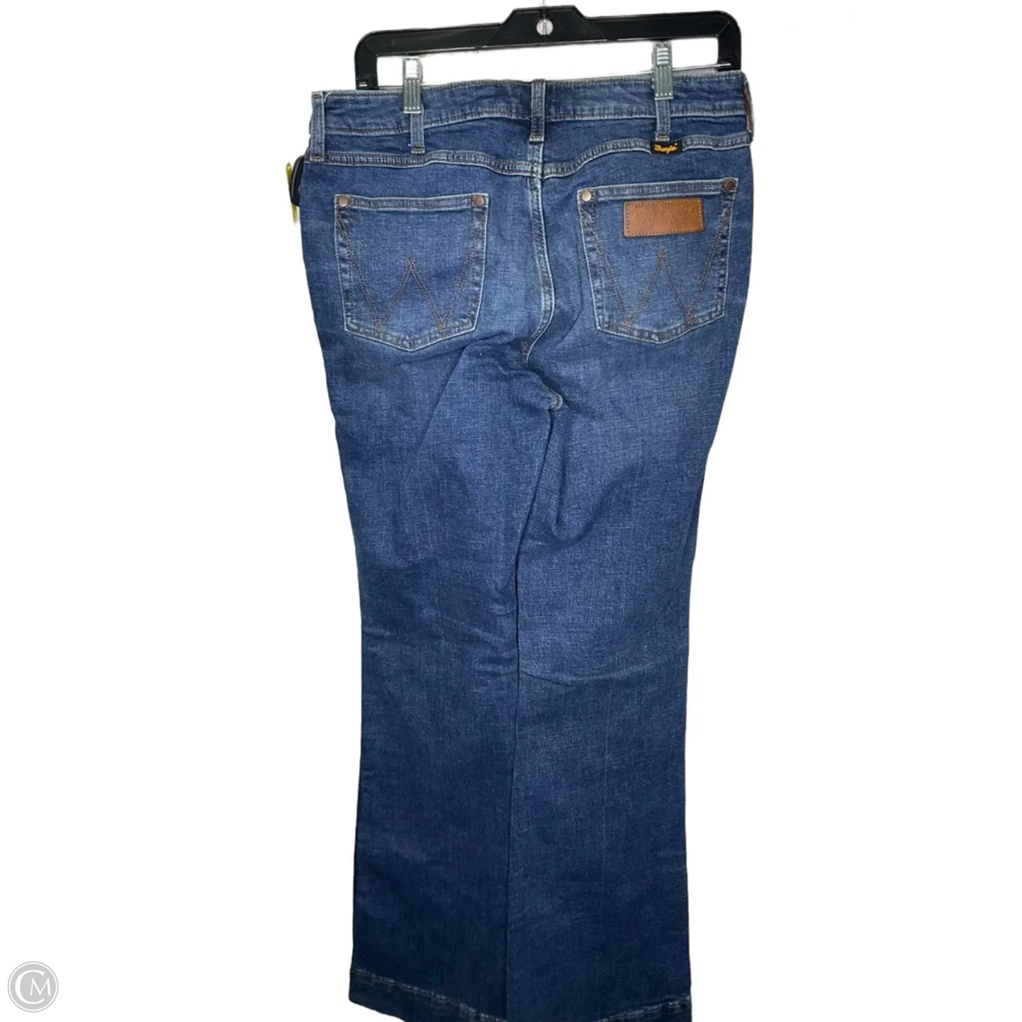 Jeans Flared By Wrangler In Blue, Size: L