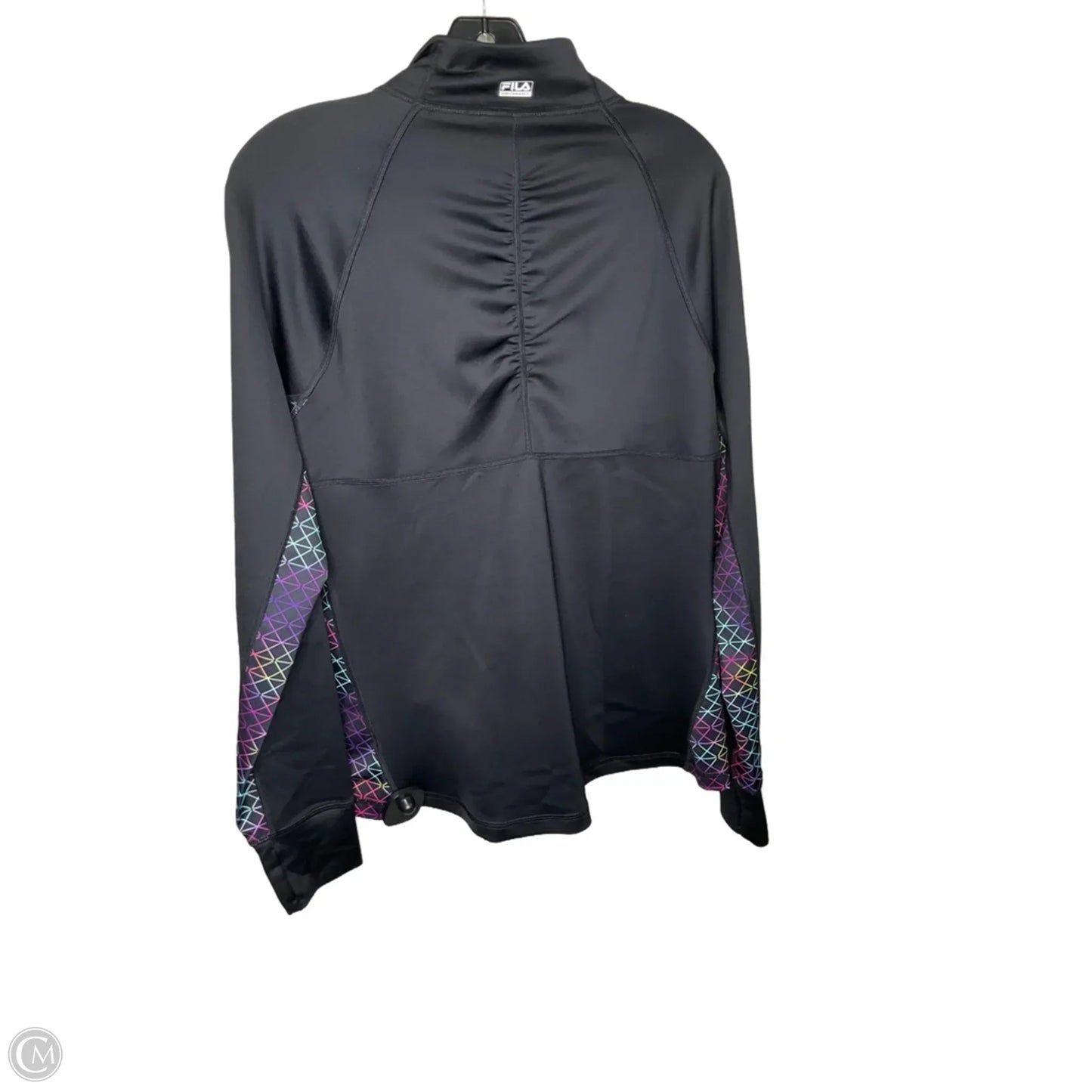 Athletic Jacket By Fila In Black, Size: Xl