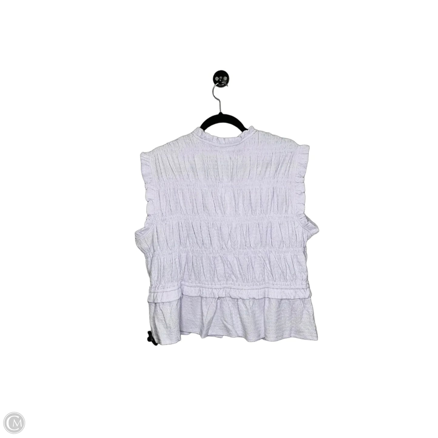 Top Sleeveless By Cabi In Pink & Red, Size: L