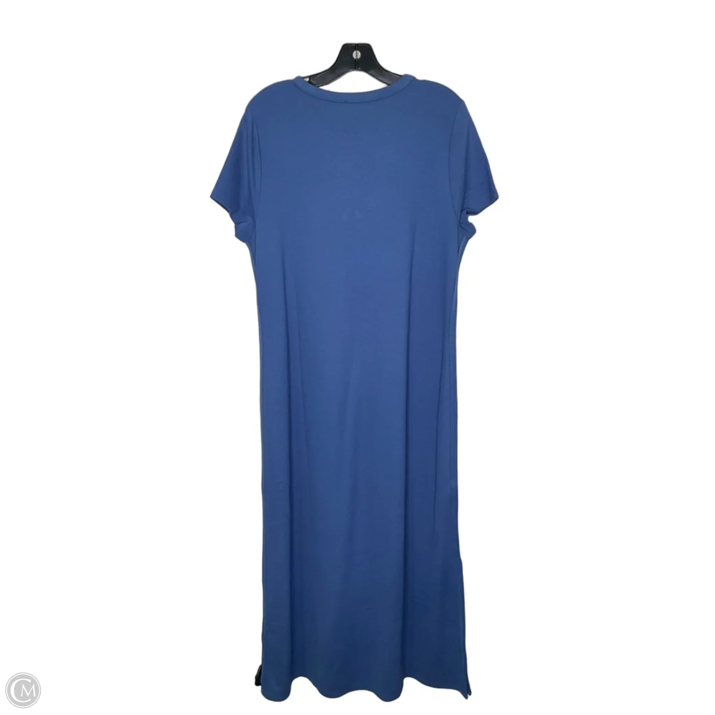 Dress Casual Maxi By Talbots In Blue, Size: L