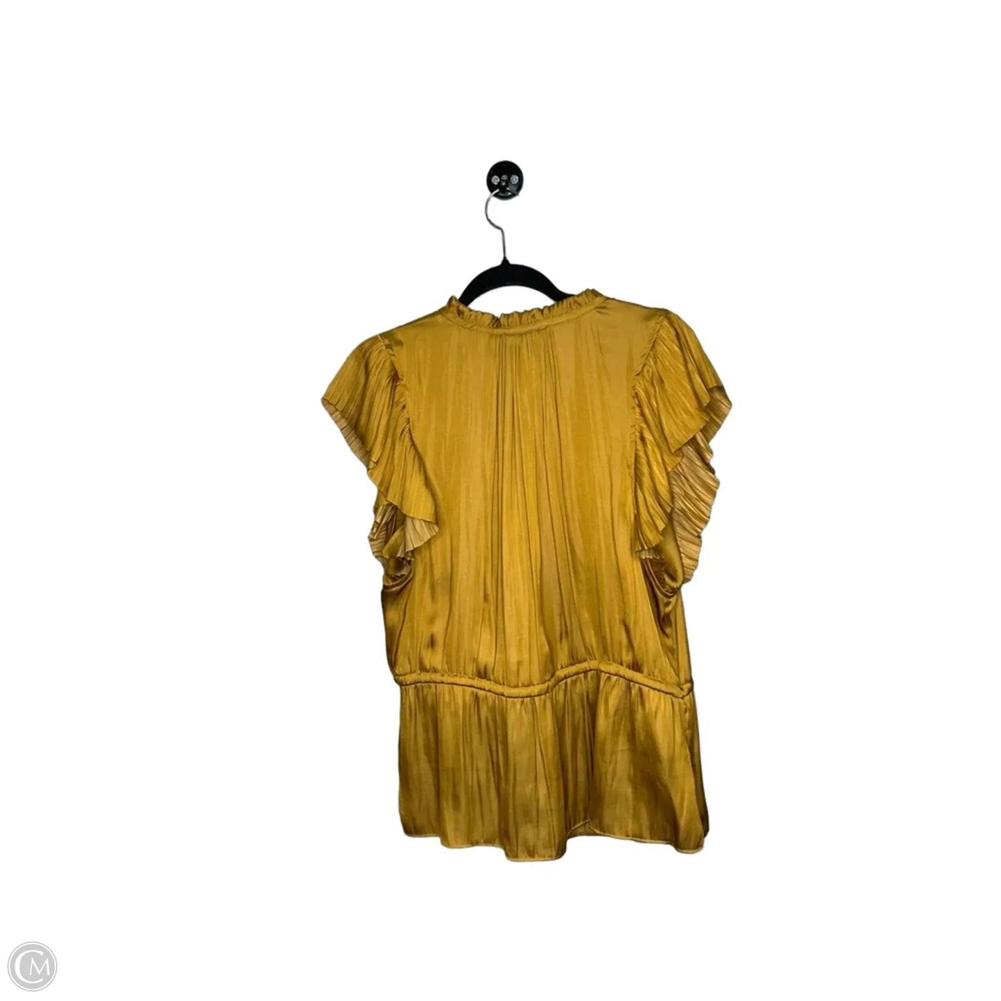 Top Sleeveless By Ryegrass In Gold, Size: Xl