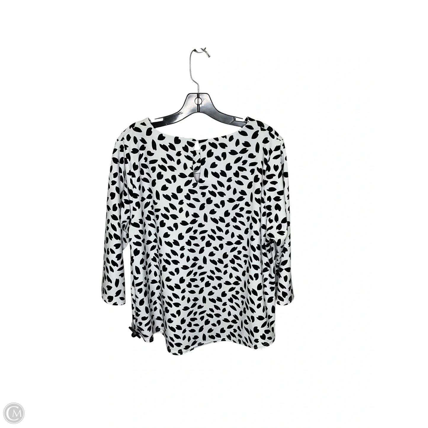 Top Short Sleeve By Melloday In Animal Print, Size: 1x