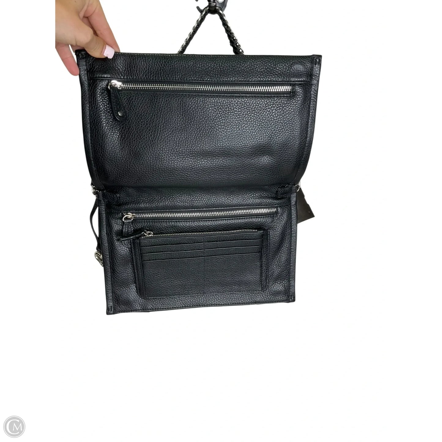 Handbag Leather By Brighton, Size: Medium