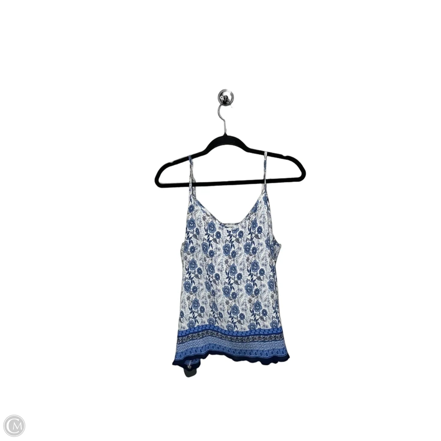 Top Sleeveless By Mine In Blue, Size: L