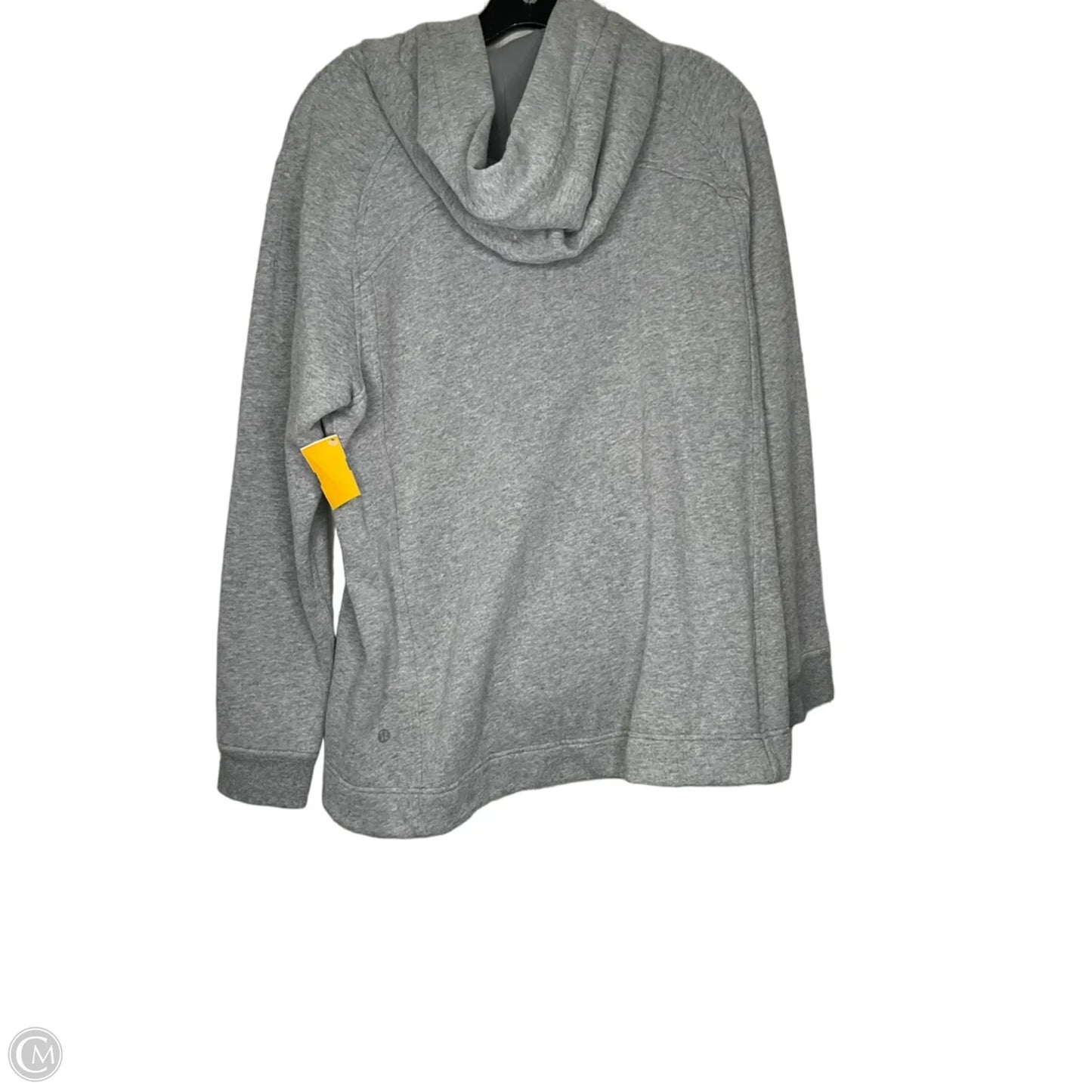 Athletic Jacket By Lululemon In Grey, Size: 10