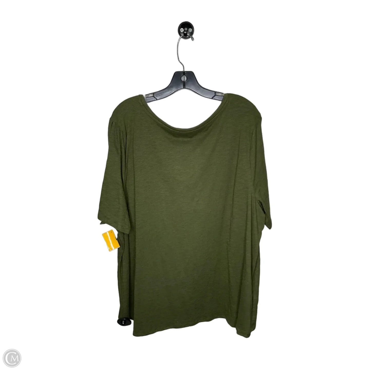 Top Short Sleeve By St Johns Bay In Green, Size: 3x