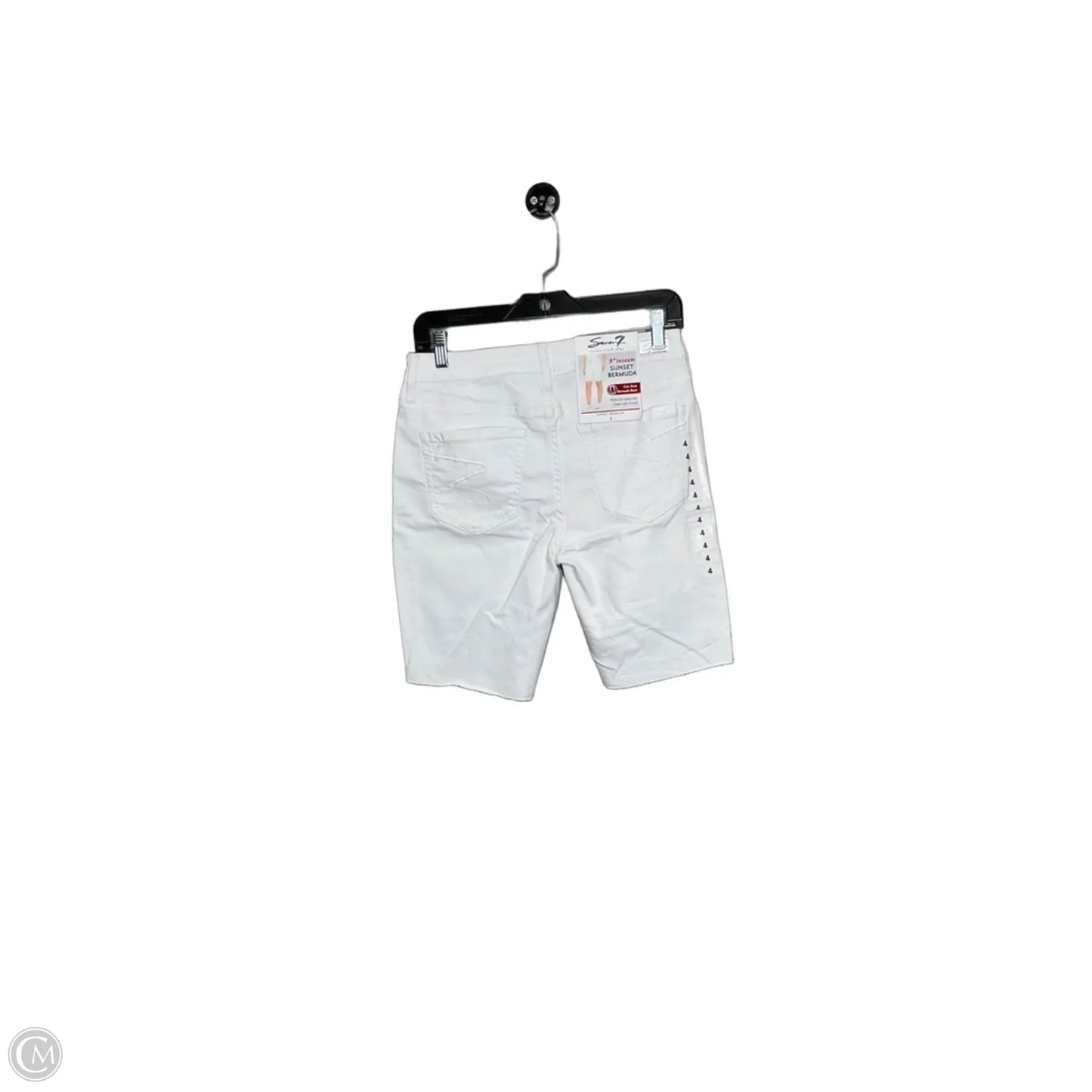 Shorts By Seven 7 In White Denim, Size: 4