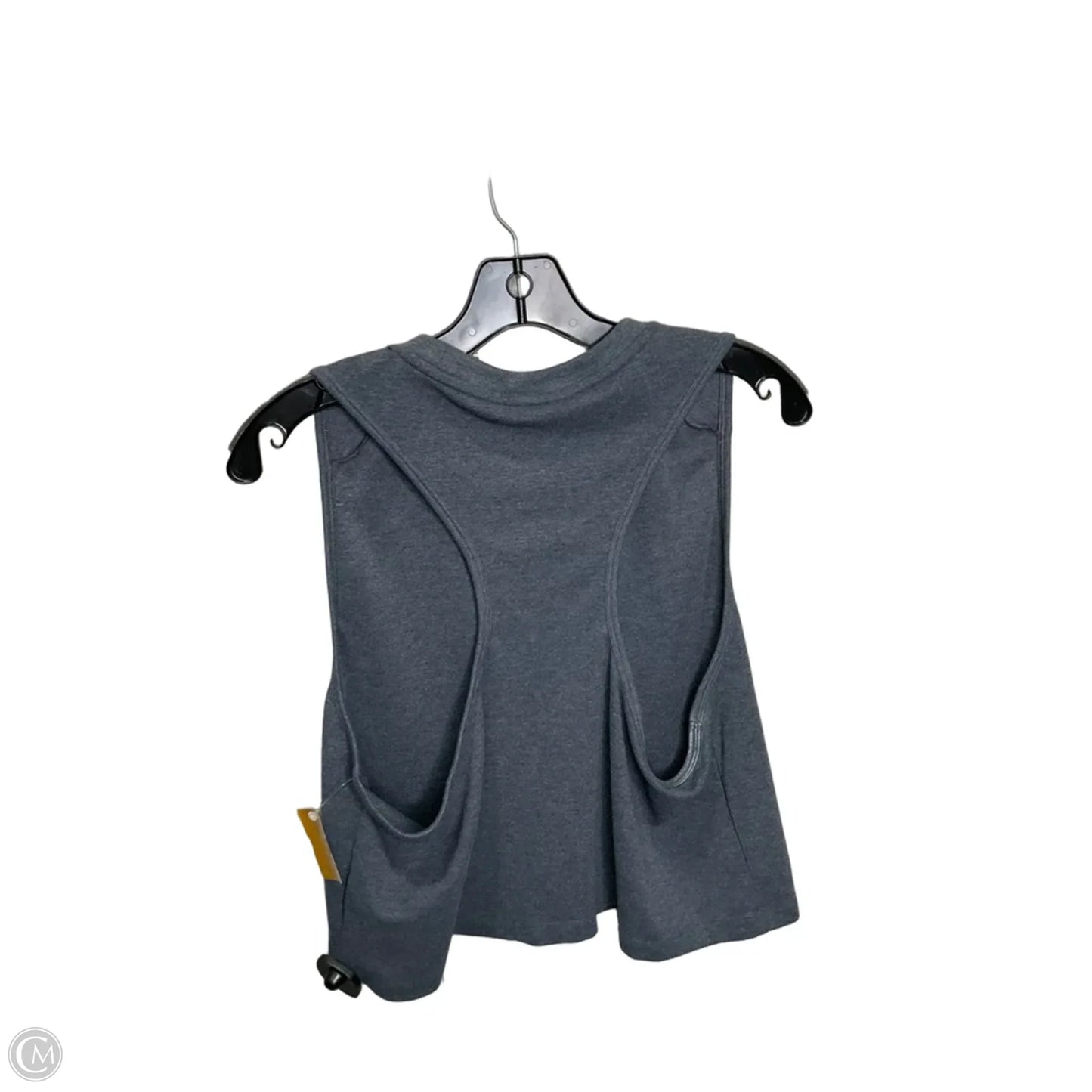 Athletic Tank Top By Adidas In Grey, Size: L