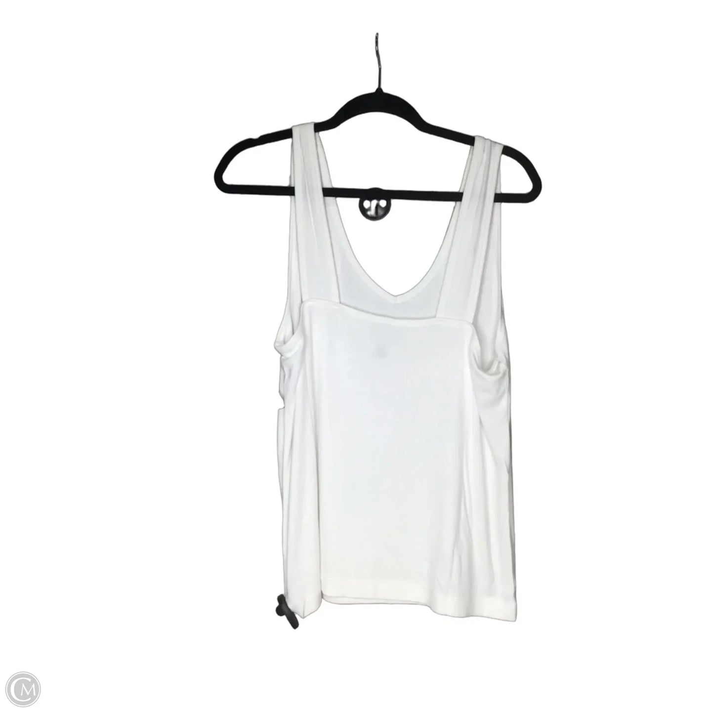 Top Sleeveless By Cabi In White, Size: L