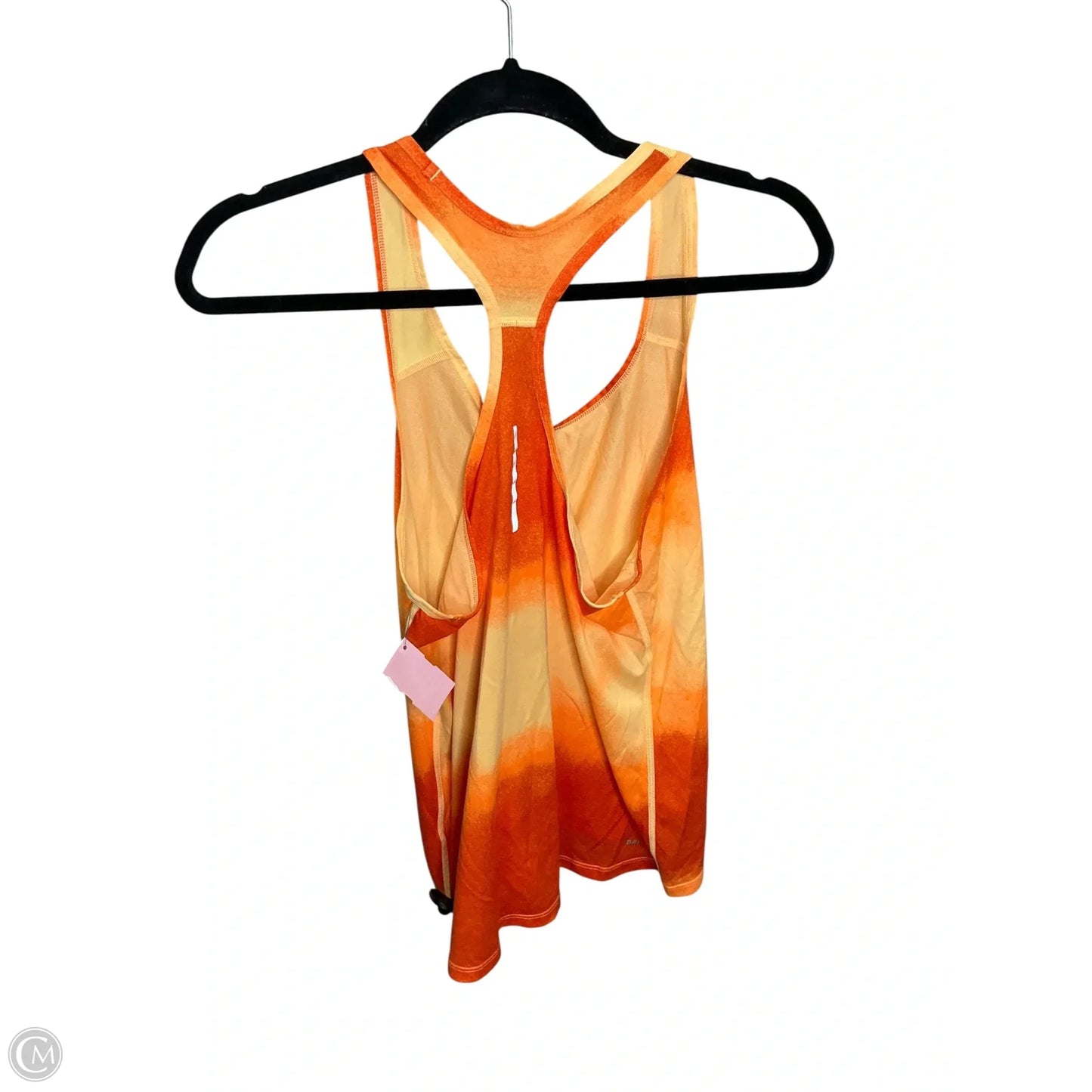 Athletic Tank Top By Nike Apparel In Orange, Size: M