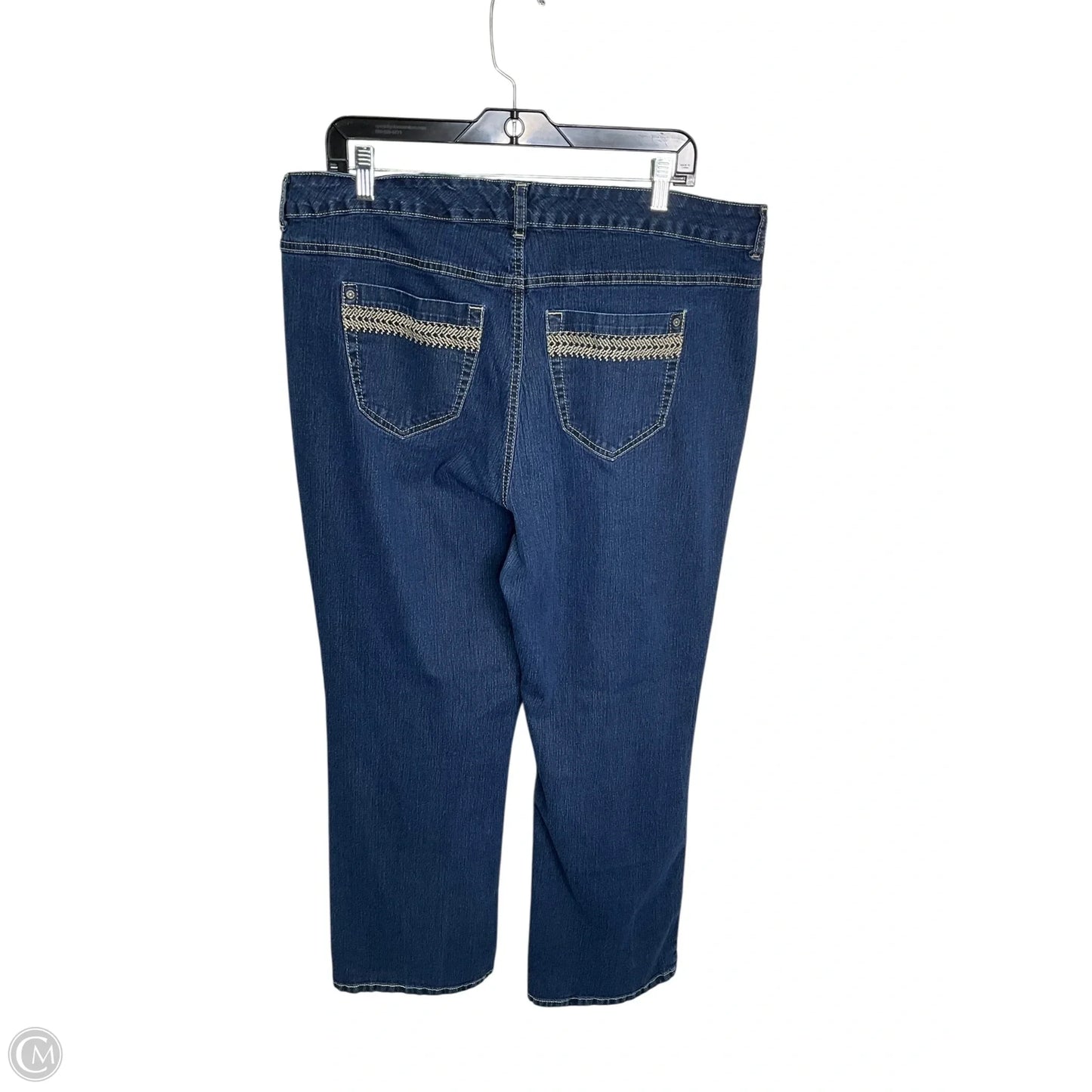Jeans Straight By Just My Size In Blue, Size: 20