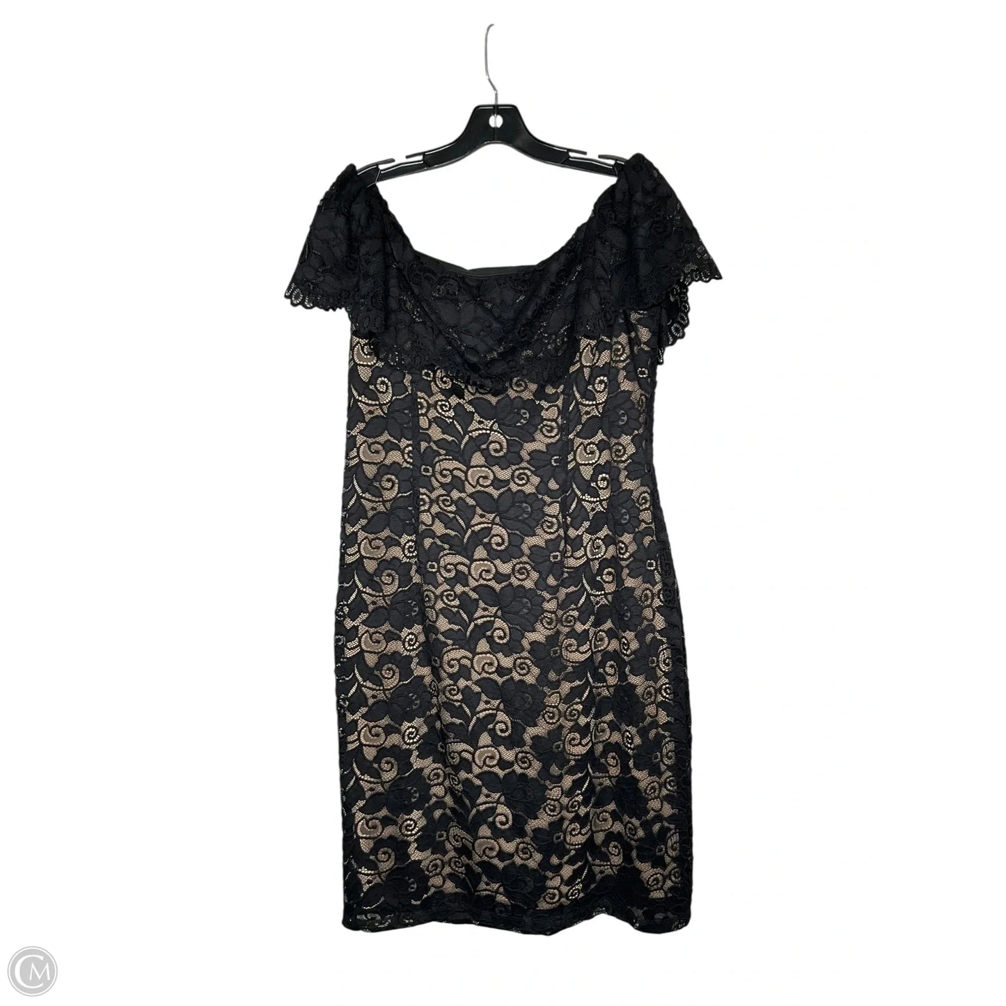 Dress Casual Midi By Scarlett In Black, Size: 1x