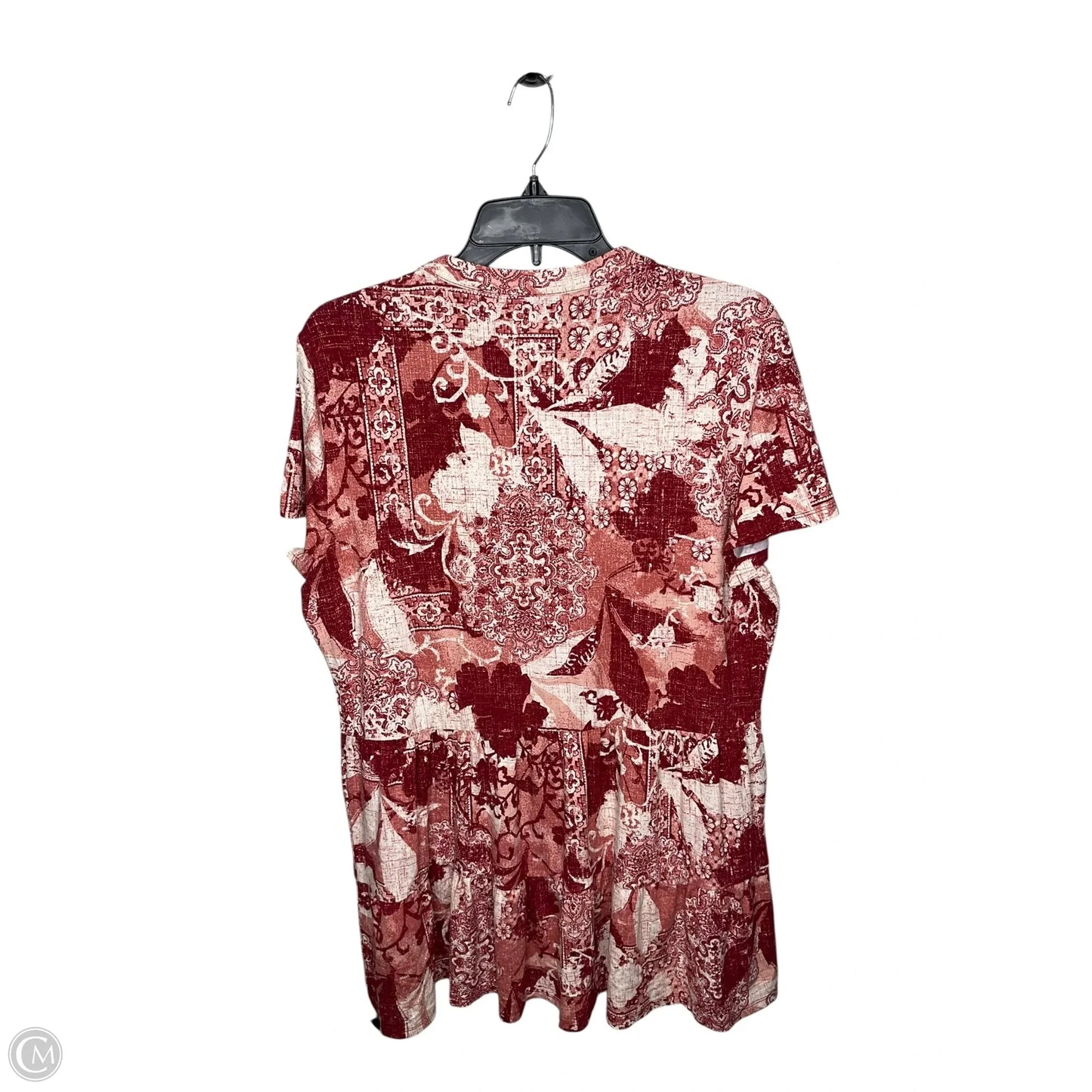 Top Short Sleeve By Wonderly In Red, Size: Xl