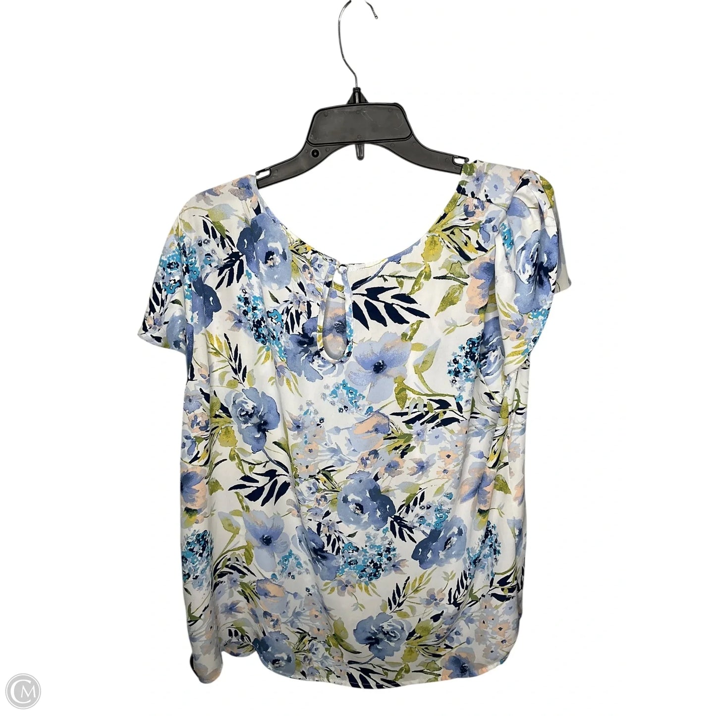 Top Short Sleeve By Papermoon In Floral Print, Size: 3x