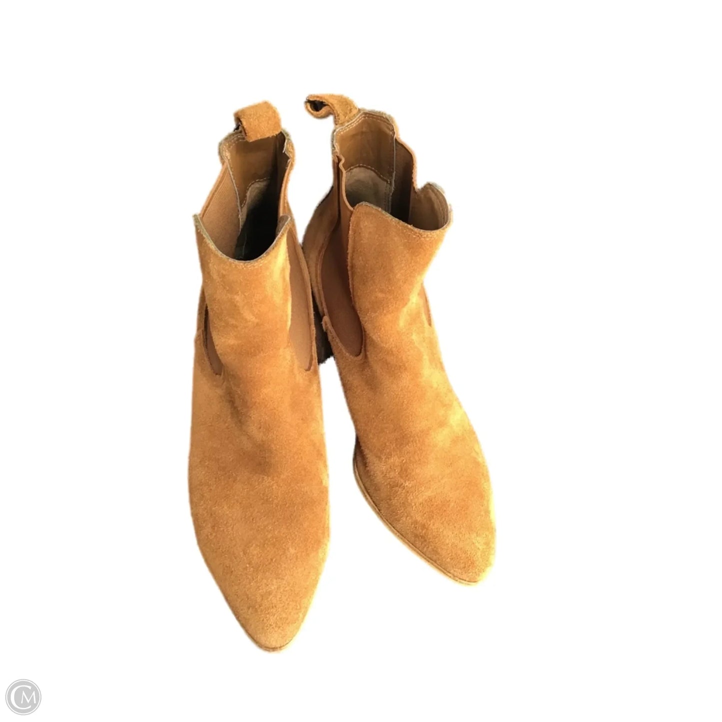 Boots Ankle Heels By Steve Madden In Brown, Size: 8.5