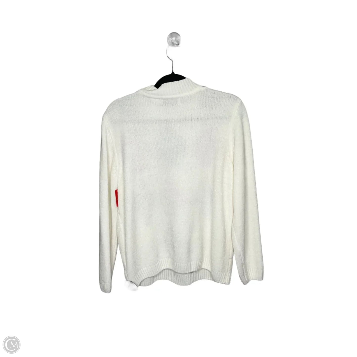 Sweater By Alfred Dunner In White, Size: M