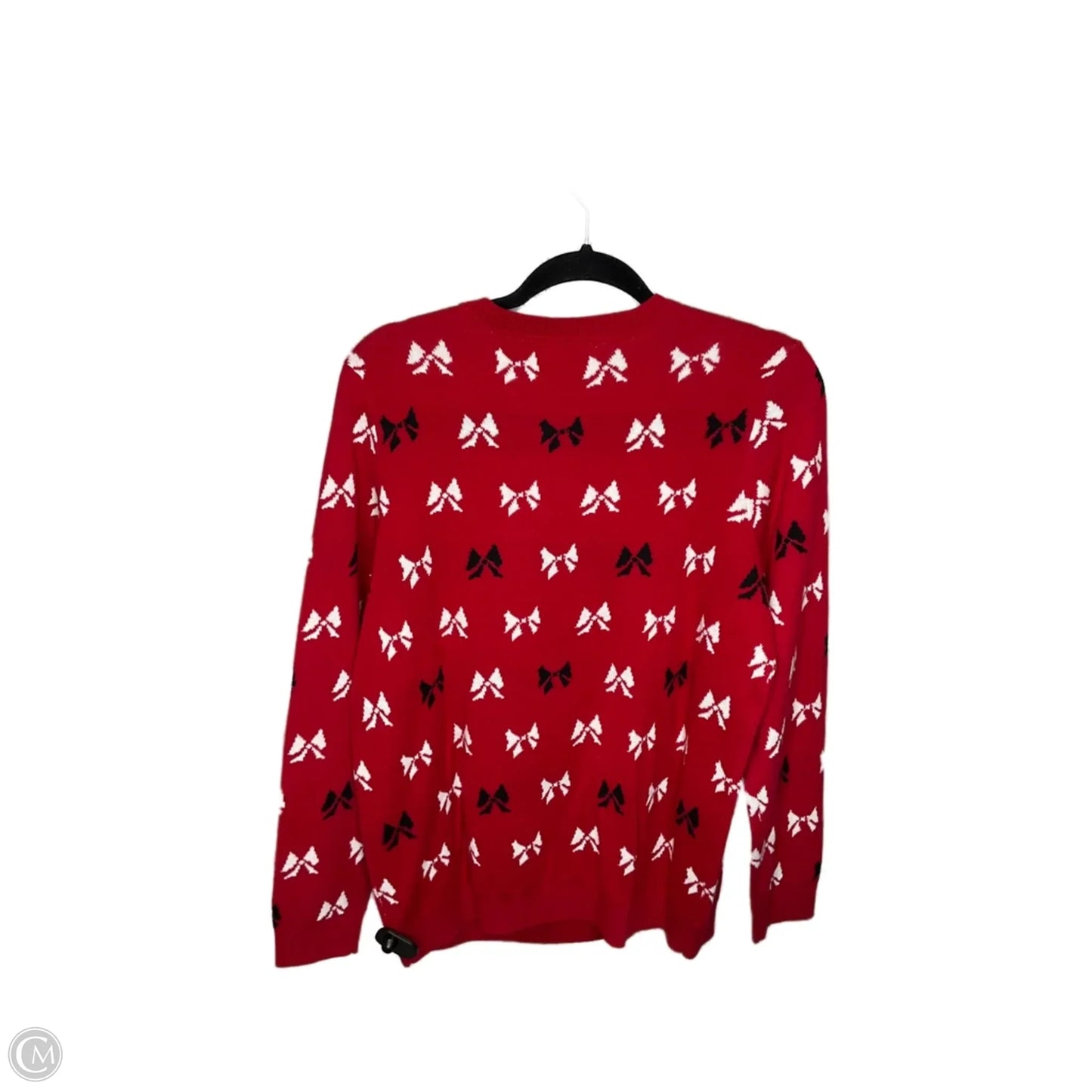 Sweater By Charter Club In Red, Size: L