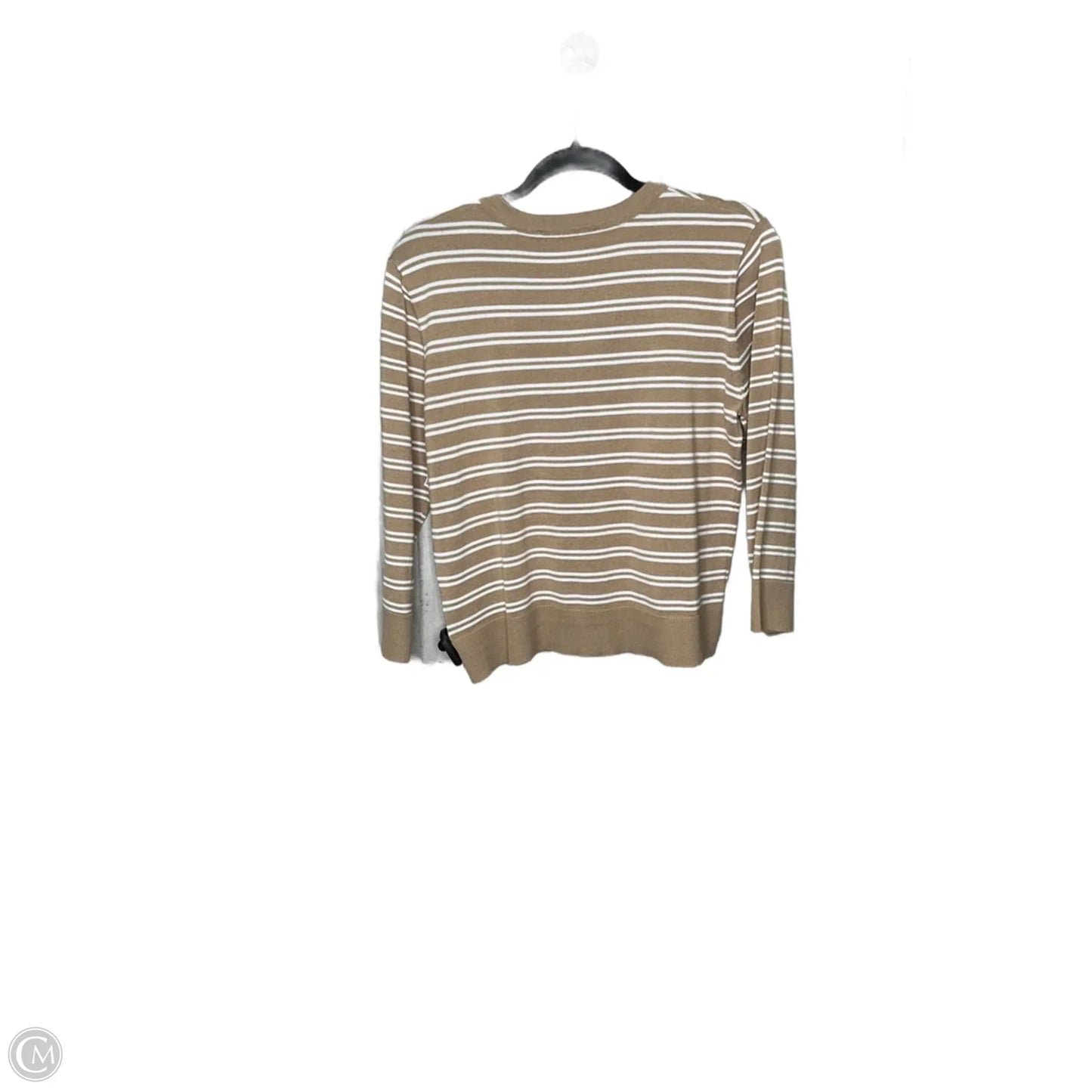 Cardigan By Clothes Mentor In Cream, Size: L