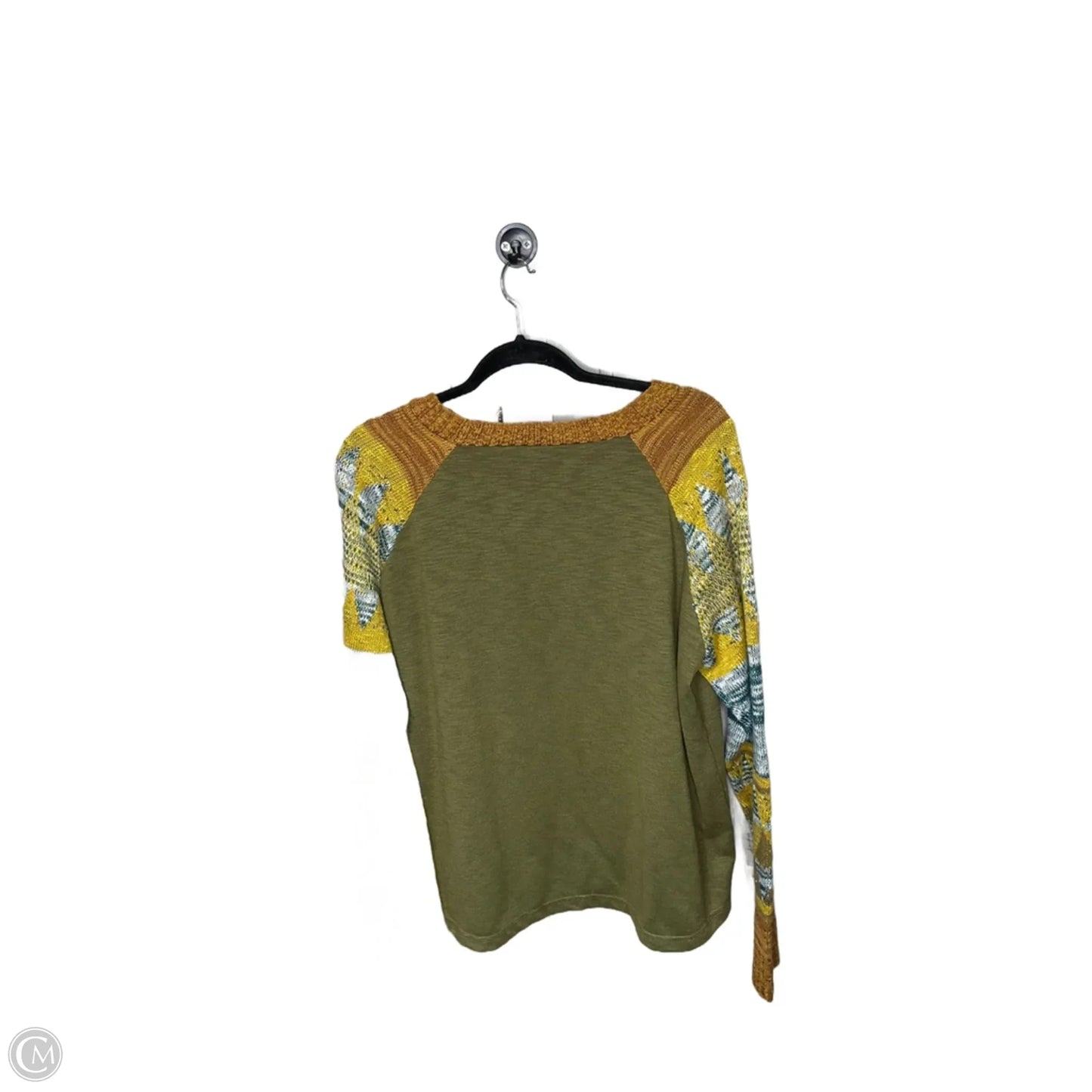 Top Long Sleeve By Easel In Multi-colored, Size: M
