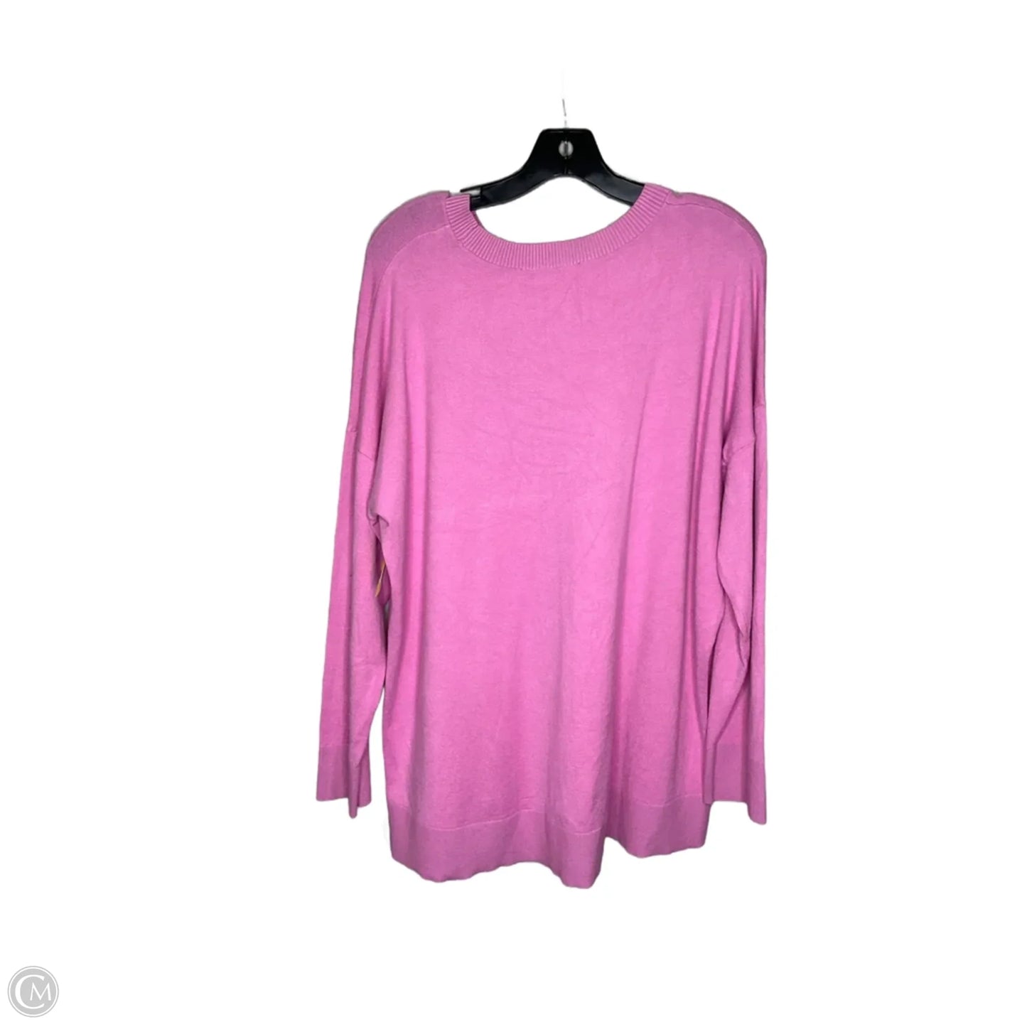 Top Long Sleeve By Loft In Pink, Size: Xl