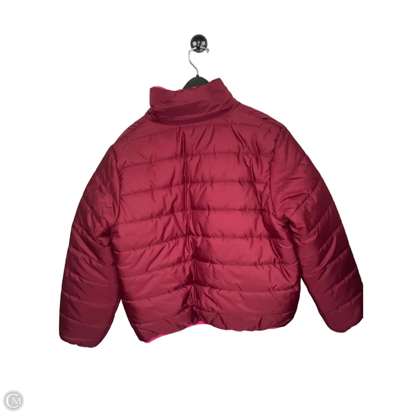 Jacket Puffer & Quilted By Wild Fable In Maroon, Size: L