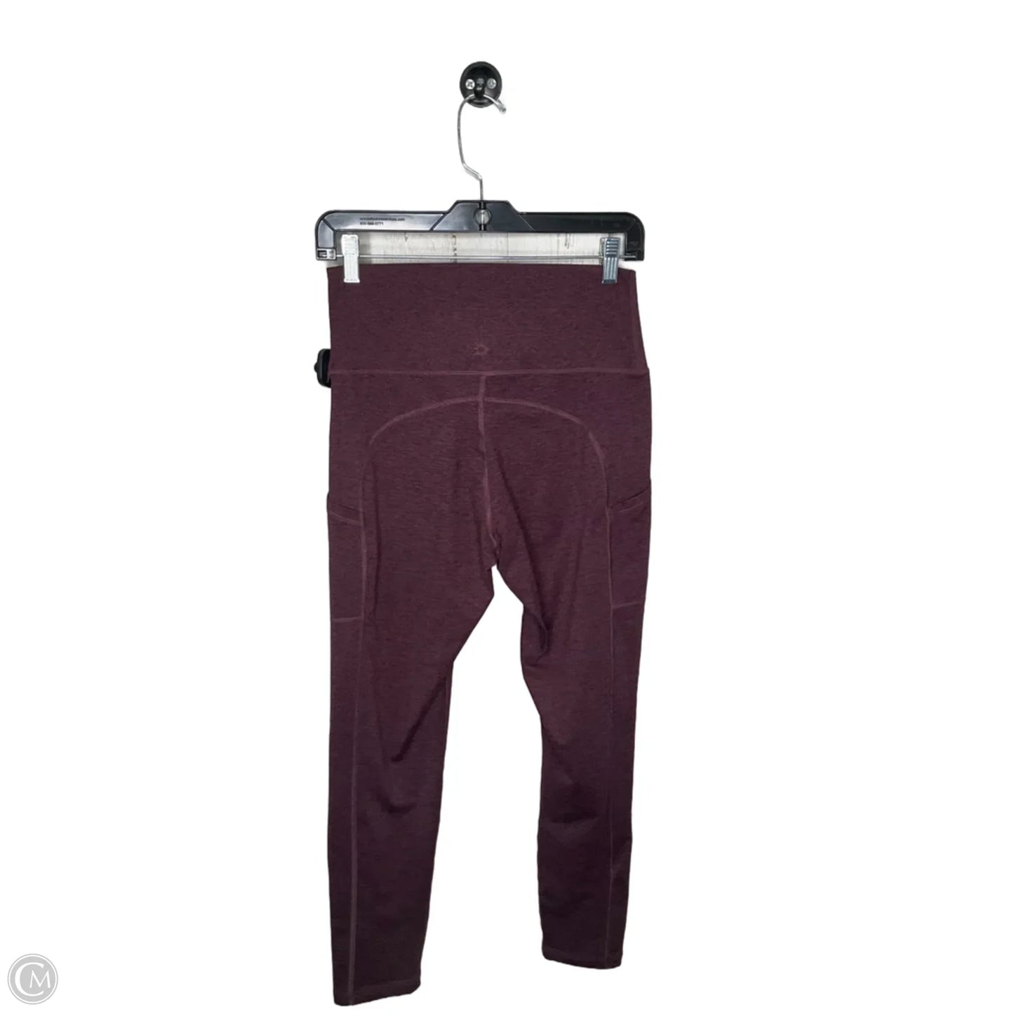 Athletic Leggings By Aerie In Maroon, Size: L