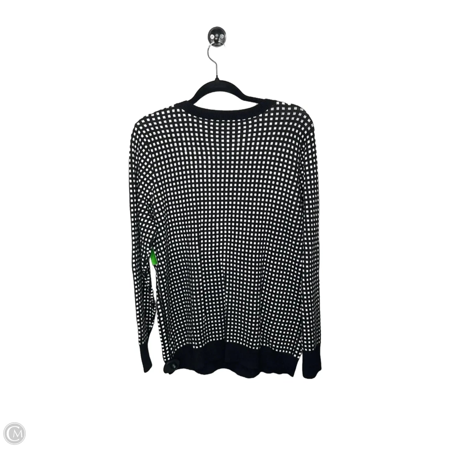 Sweater By Worthington In Plaid Pattern, Size: Xl