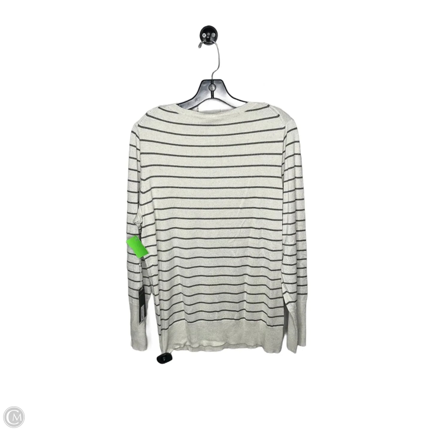 Top Long Sleeve By Worthington In Striped Pattern, Size: Xl