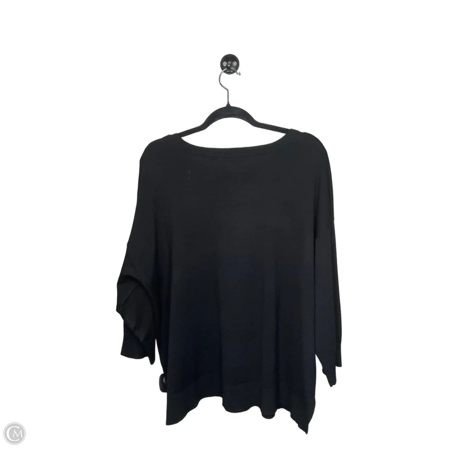 Top Short Sleeve By Cable And Gauge In Black, Size: 1x