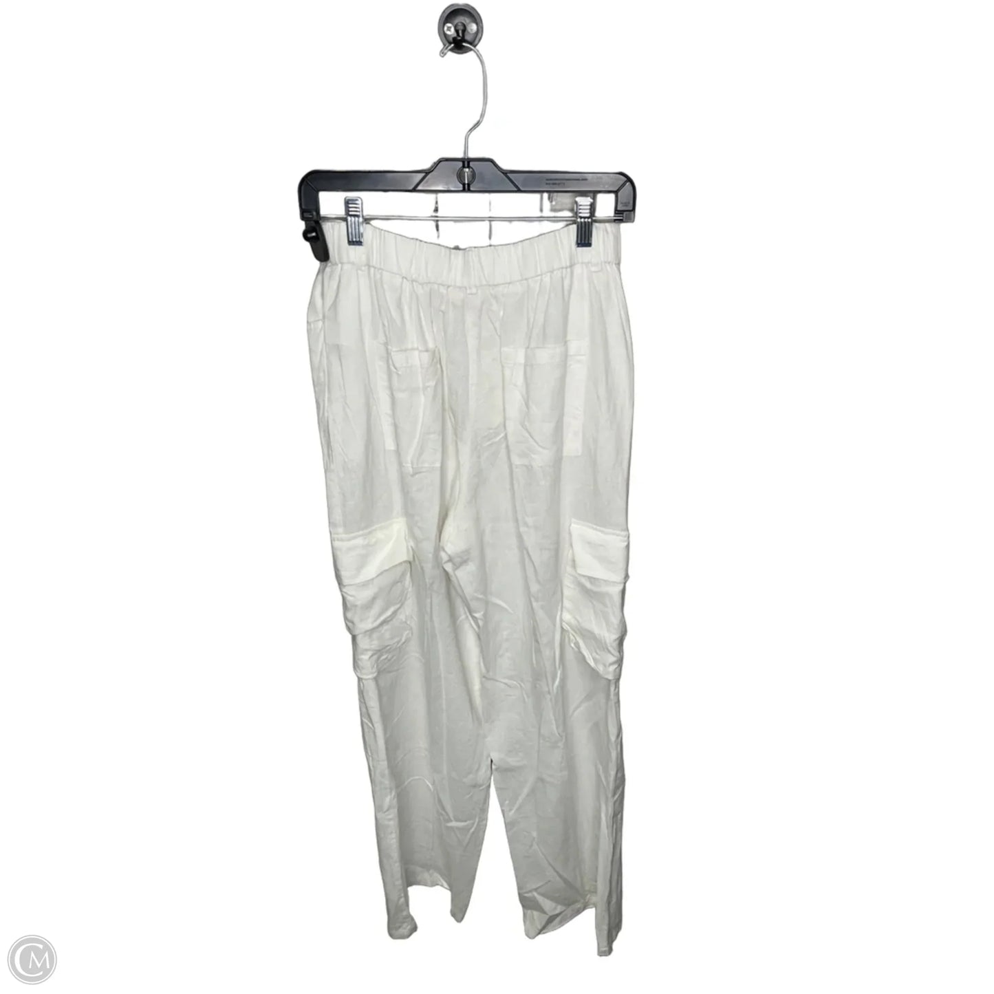Pants Linen By Clothes Mentor In White, Size: L