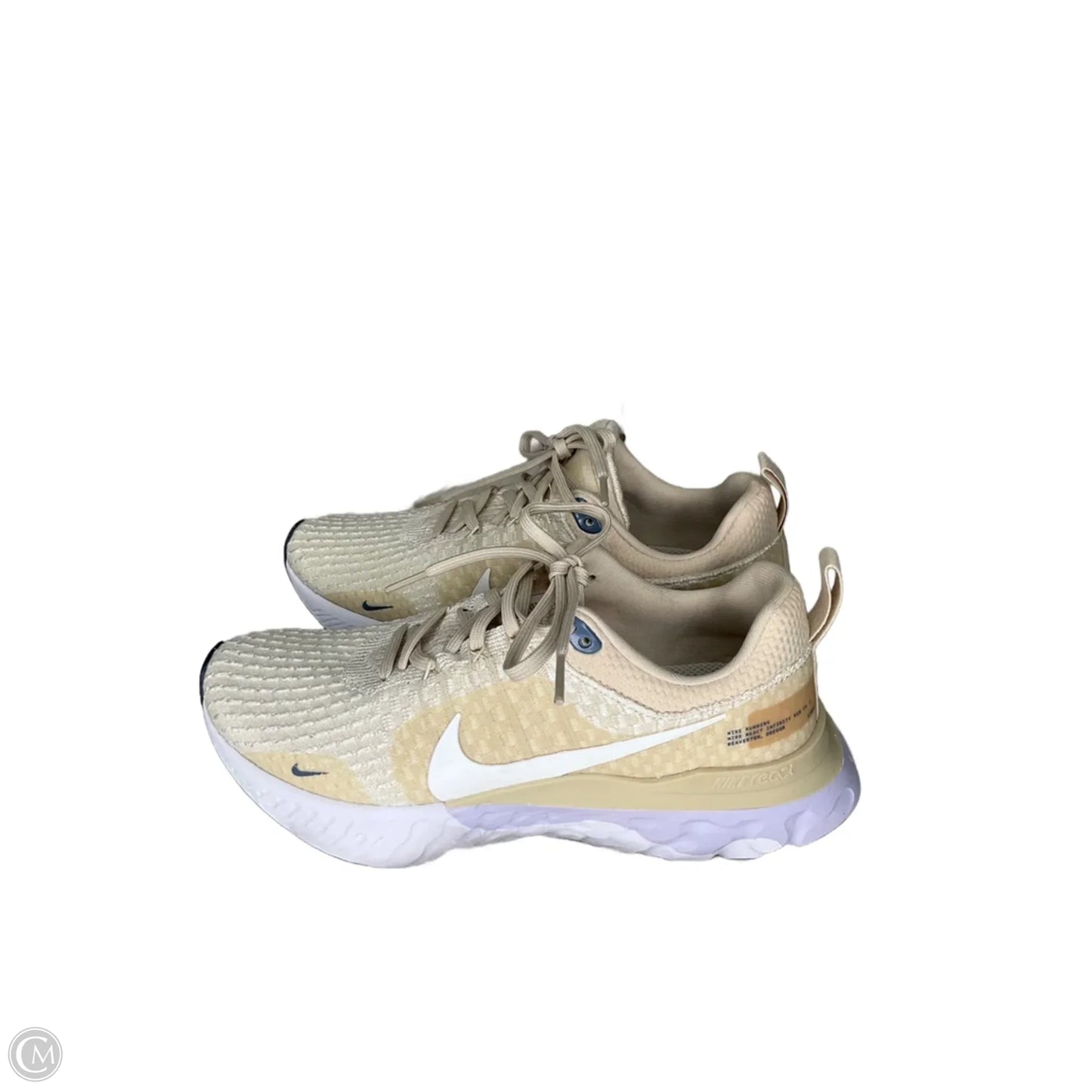 Shoes Athletic By Nike In Cream, Size: 7.5