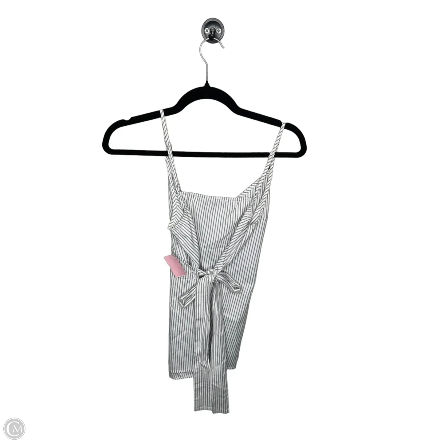 Top Sleeveless By Doe & Rae In Striped Pattern, Size: S