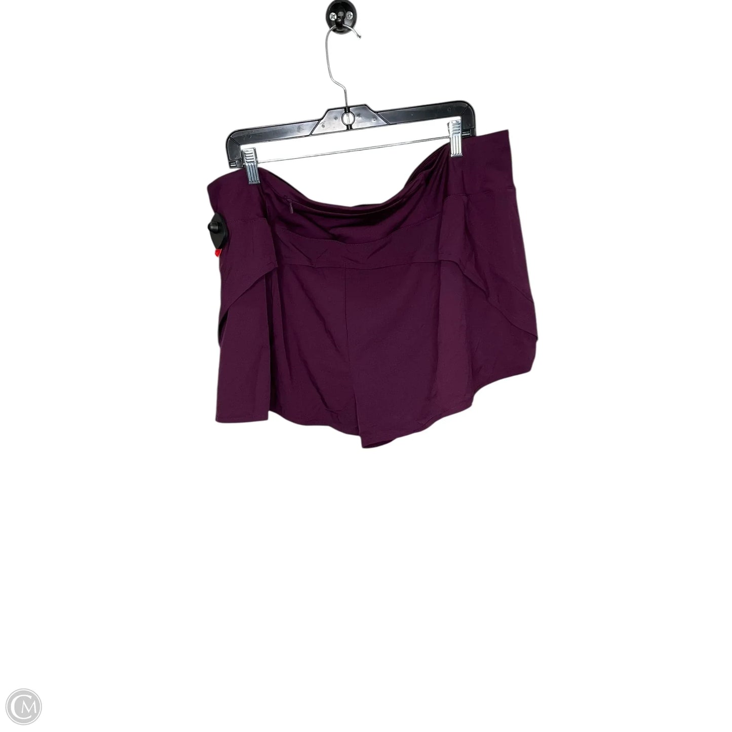 Athletic Shorts By Avia In Purple, Size: 3x