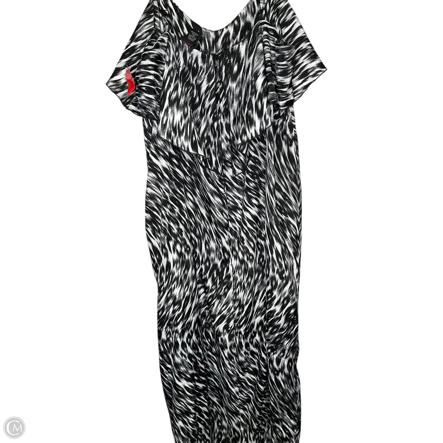 Dress Casual Maxi By Torrid In Black & White, Size: 3x