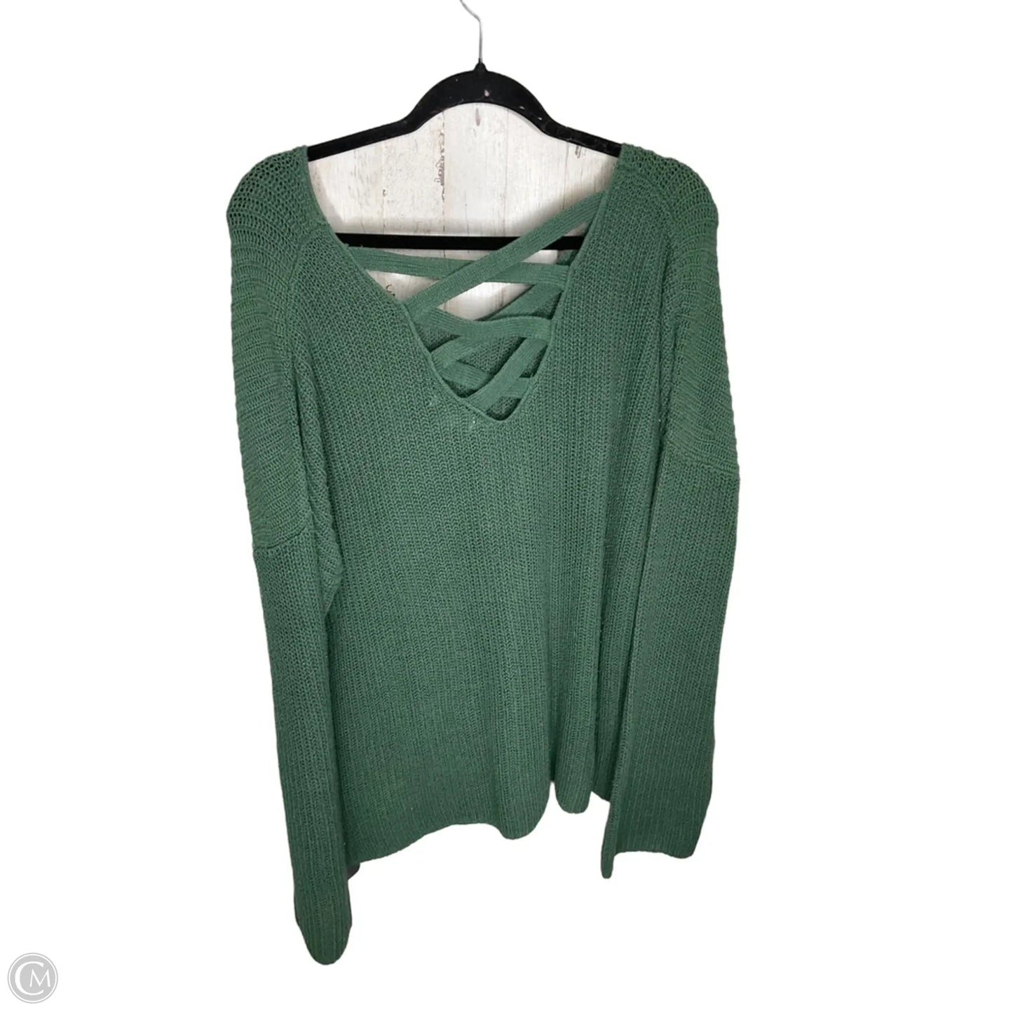 Sweater By Ava & Viv In Green, Size: 1x